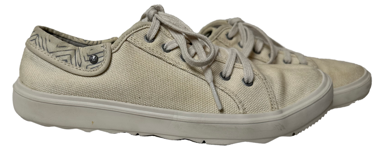 Merrell Whitecap Performance Outdoor Walking Boat Sneakers sz 8 Womens Step out in style and comfort with the Merrell Whitecap Canvas sneakers! These performance foo