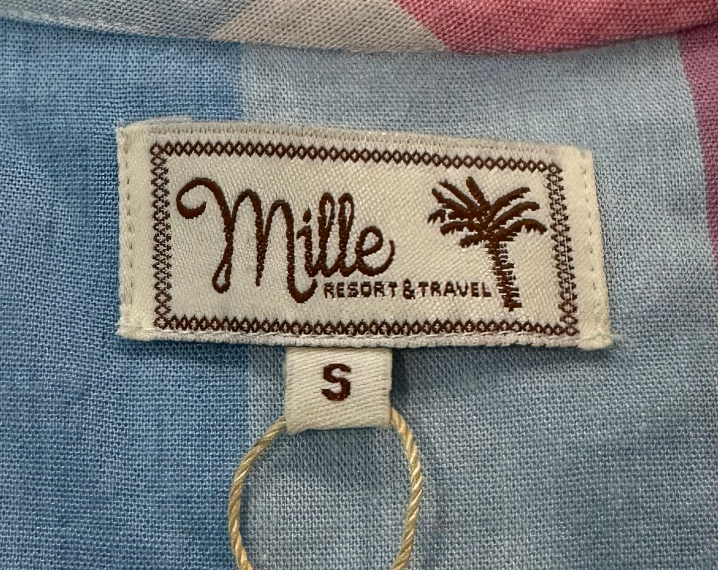 Mille 3/4 Sleeve Charlie Top in Pastel Plaid - NWT size S