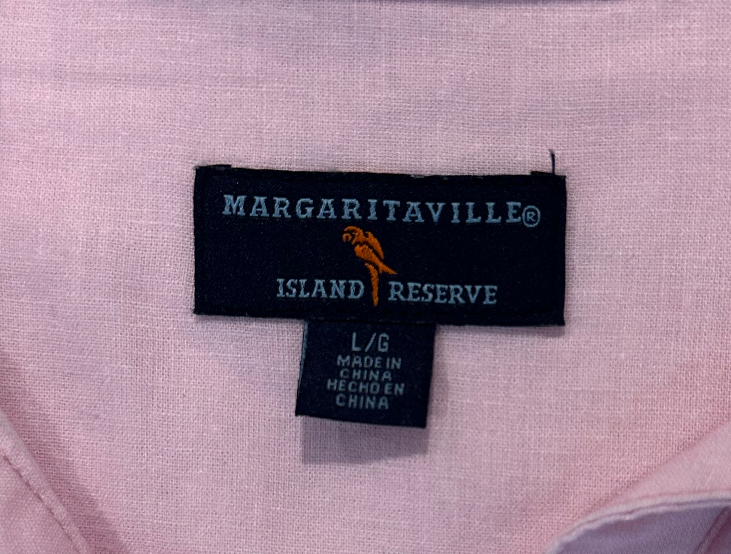 Margaritaville Island Resort NFL Philadelphia Eagles Pink Stadium Button Up Shirt Large- NWT