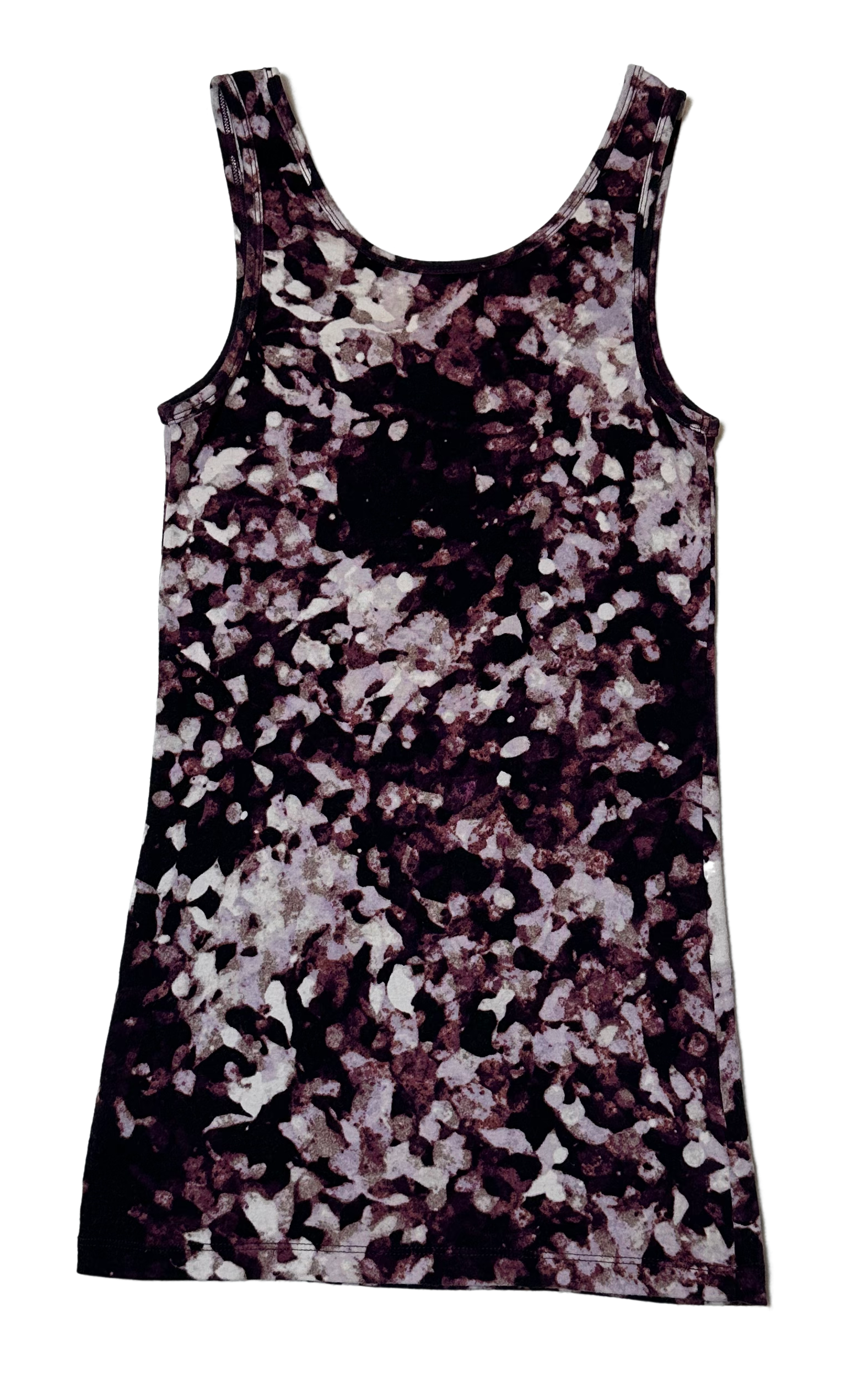 MassimoUpgrade your wardrobe with this soft and stylish Massimo tank top! Featuring a striking water color design, the top blends shades of light and dark plum for an eye-cShirts & TopsMassimo Plum Water Color Soft Tank TopMassimo Plum Water Color Soft Tank Top