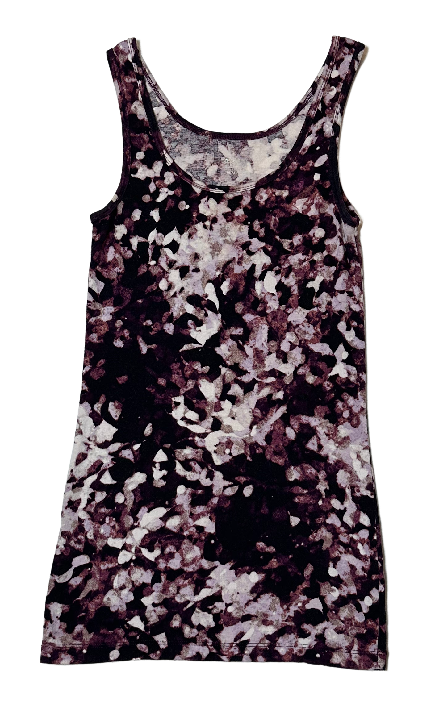 MassimoUpgrade your wardrobe with this soft and stylish Massimo tank top! Featuring a striking water color design, the top blends shades of light and dark plum for an eye-cShirts & TopsMassimo Plum Water Color Soft Tank TopMassimo Plum Water Color Soft Tank Top