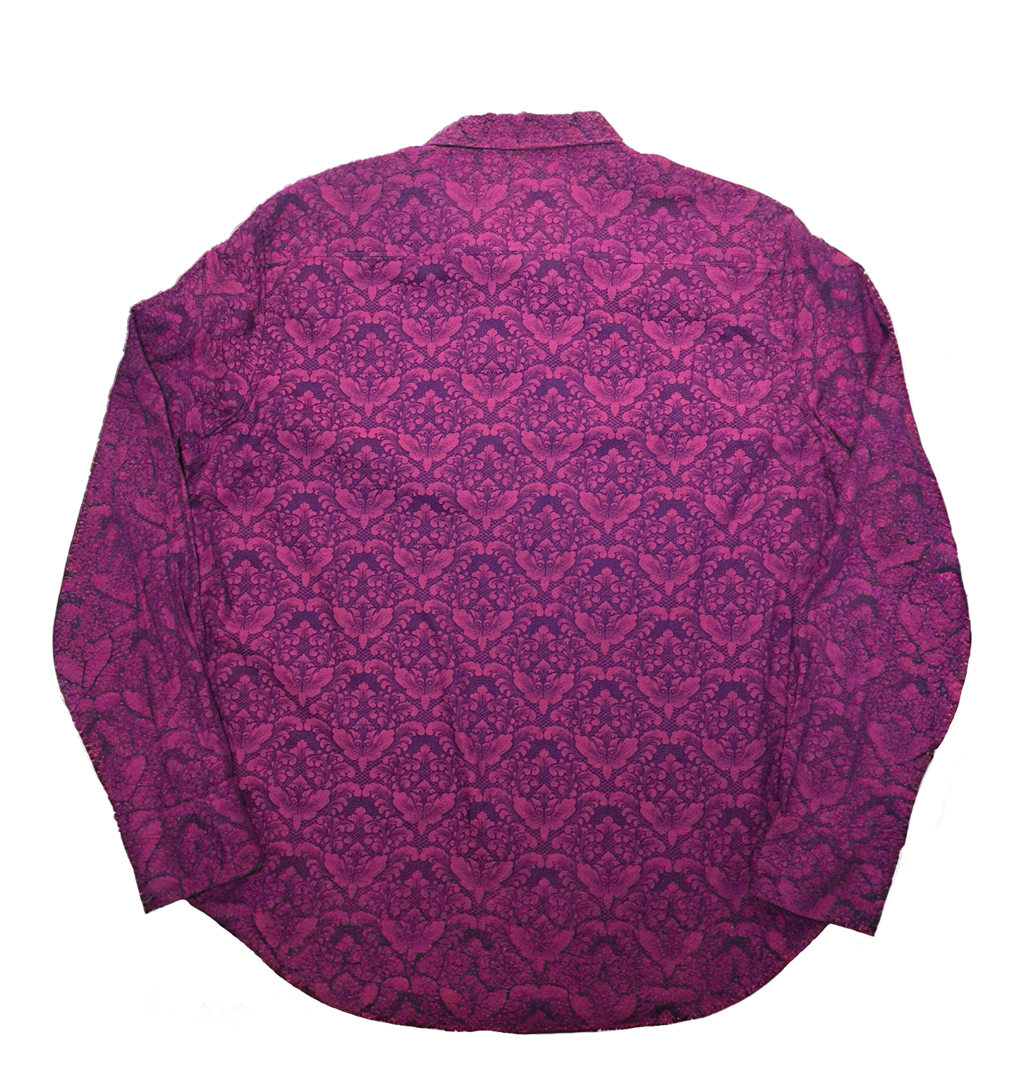 Robert Graham Long Sleeve Pink & Purple Print Button-Up Shirt size XL