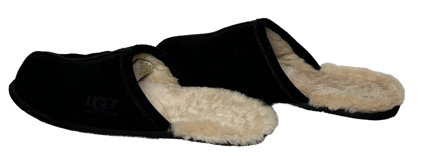 Ugg Black Scuff Mule Slippers Mens size 12