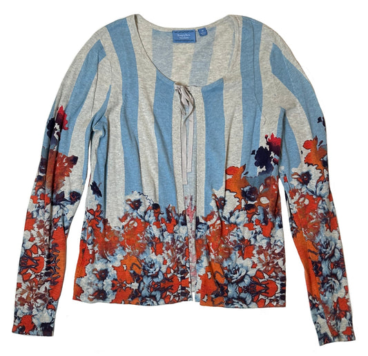 Simply Vera Vera WangThis Simply Vera Vera Wang stripe & floral tie front sweater offers a timeless look for any wardrobe. The long sleeve sweater boasts a water color floral patternSweaterSimply Vera Vera Wang Stripe & Floral Tie Front Sweater - NWOTSimply Vera Vera Wang Stripe & Floral Tie Front Sweater - NWOT