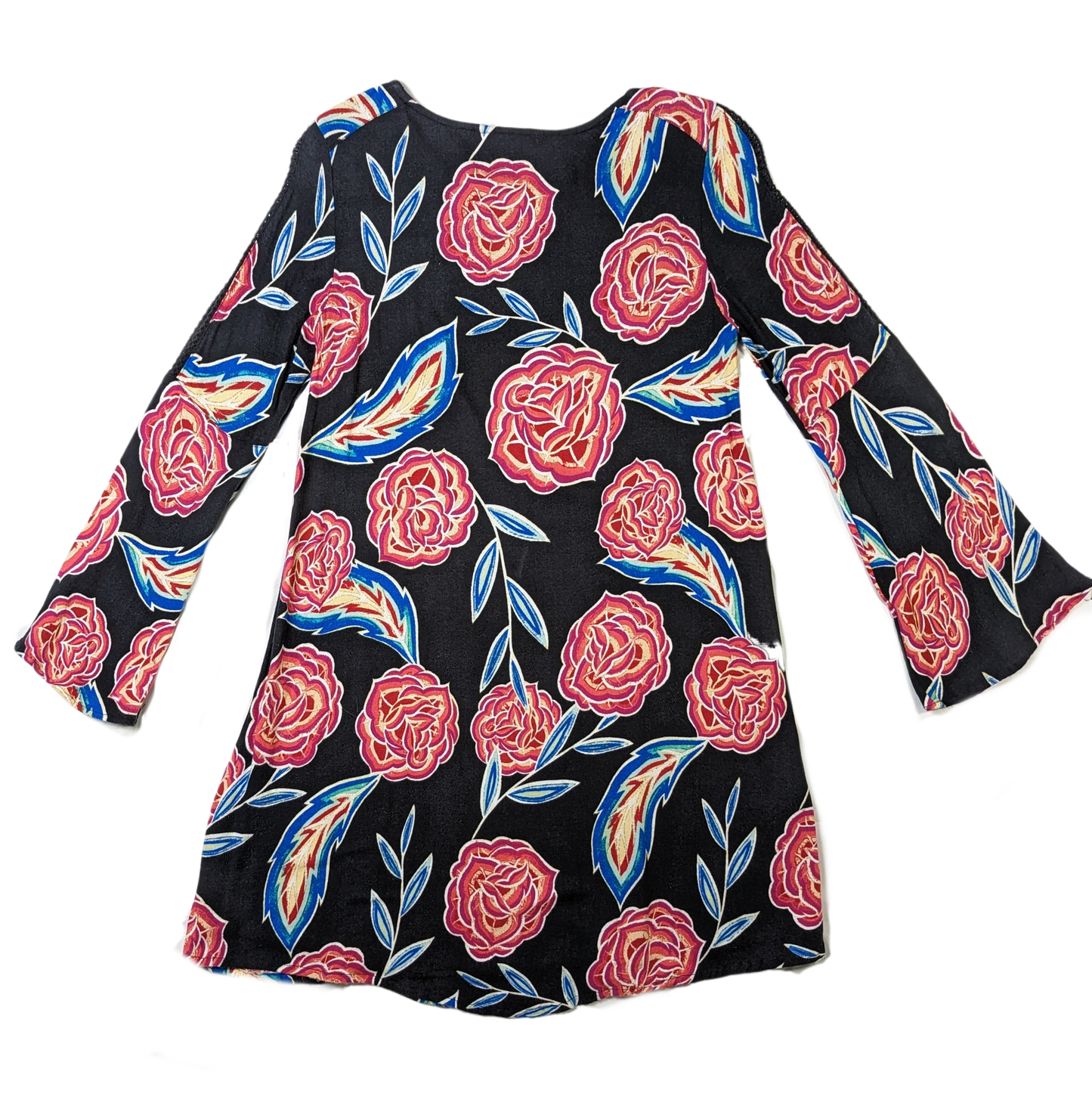 Roxy 'East Coast Dreamer' Bell Sleeve Floral Print DressROXY East Coast Dreamer dress is flirty, comfortable and easy to wear! This would look so cute with white sneakers, sandals or a strappy wedge! Vibrant pattern, blac