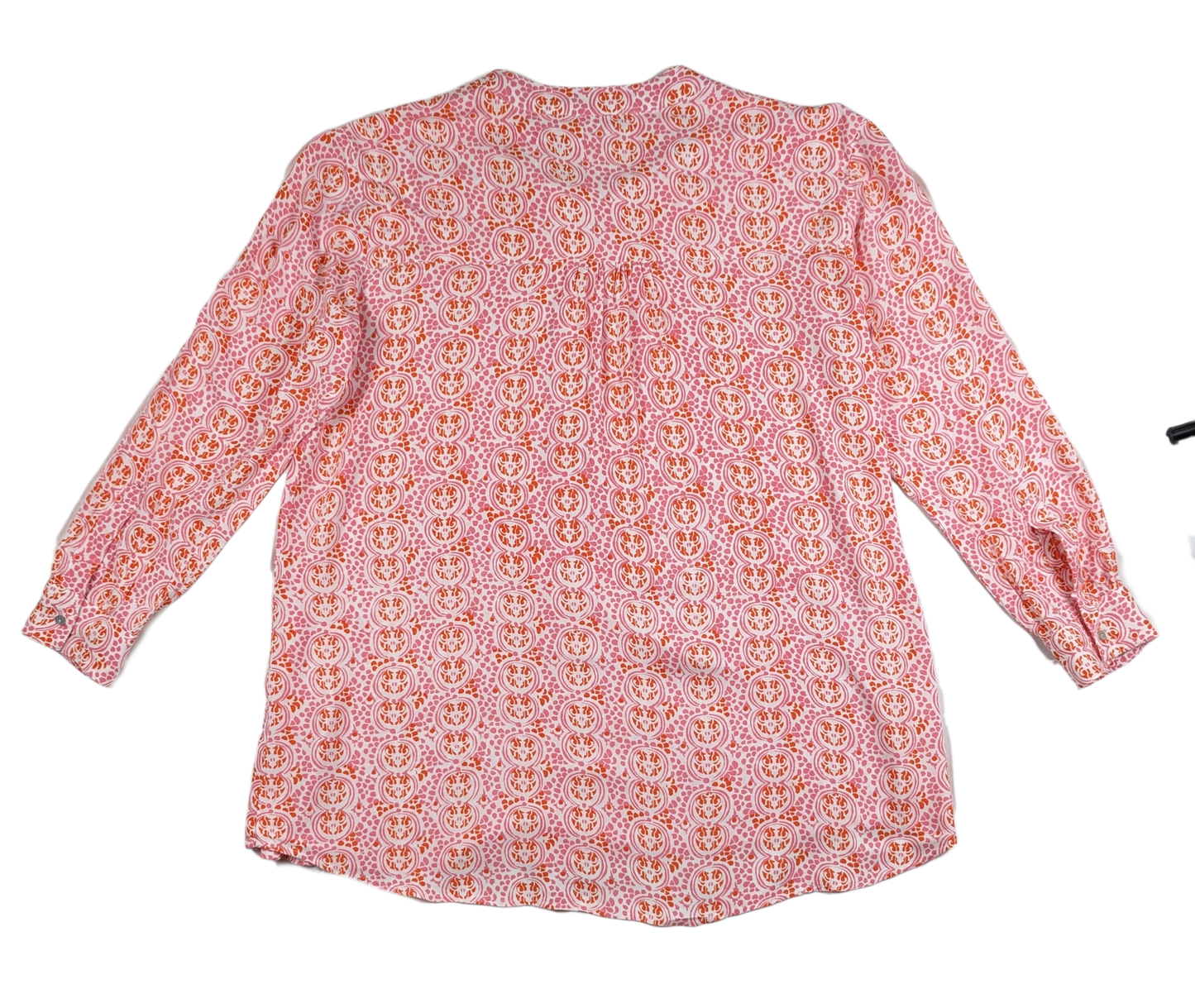 Rock Flower Paper Pink and Orange Floral Tunic The color combo of pink and orange is stunning!  Throw this tunic over your suit, or pair with white pants for the perfect summer style!Womens TopsRock Flower Paper TunicRock Flower Paper Tunic