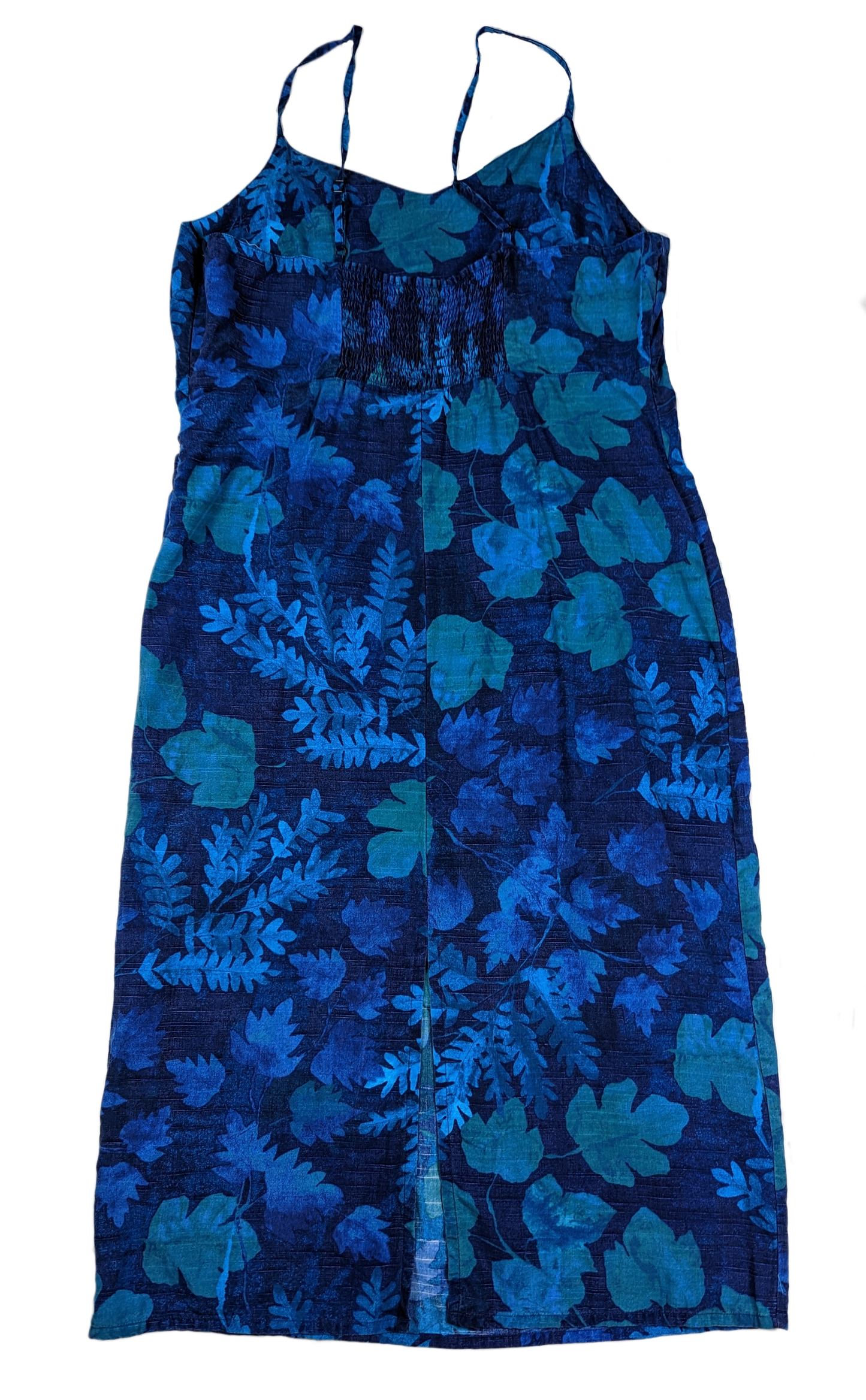Marks & Spencer Blue Botanical Print Sleeveless dressThis stunning St. Michael From Marks & Spencer dress has got it all-- flirty blue leaf print, silky-smooth Tencel fabric, and a seriously stylish straight fit. PMarks & Spencer DressDresses