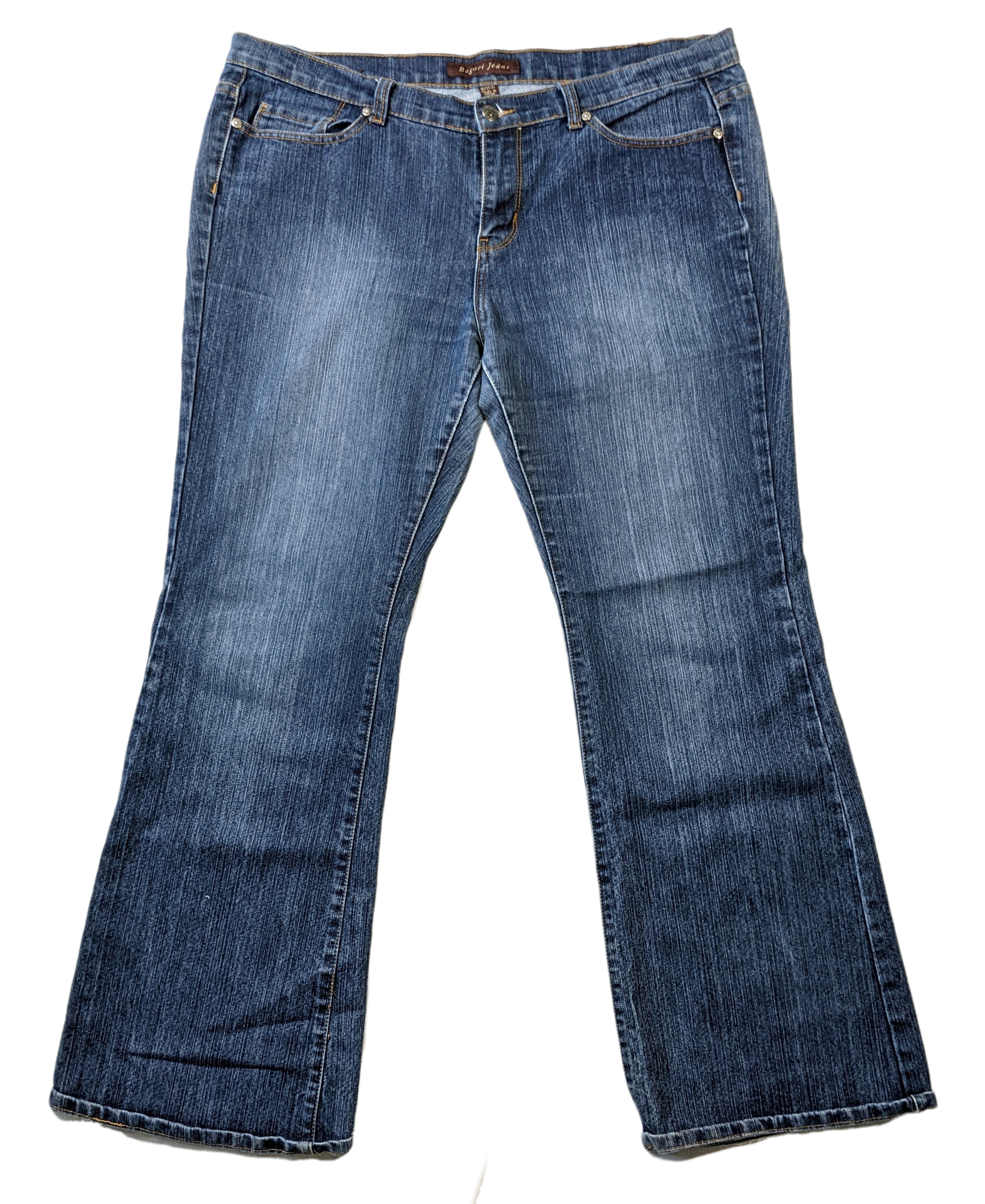 Bogari JeansMedium wash with unique stitching in the back.Denim JeansBogari JeansBogari Jeans