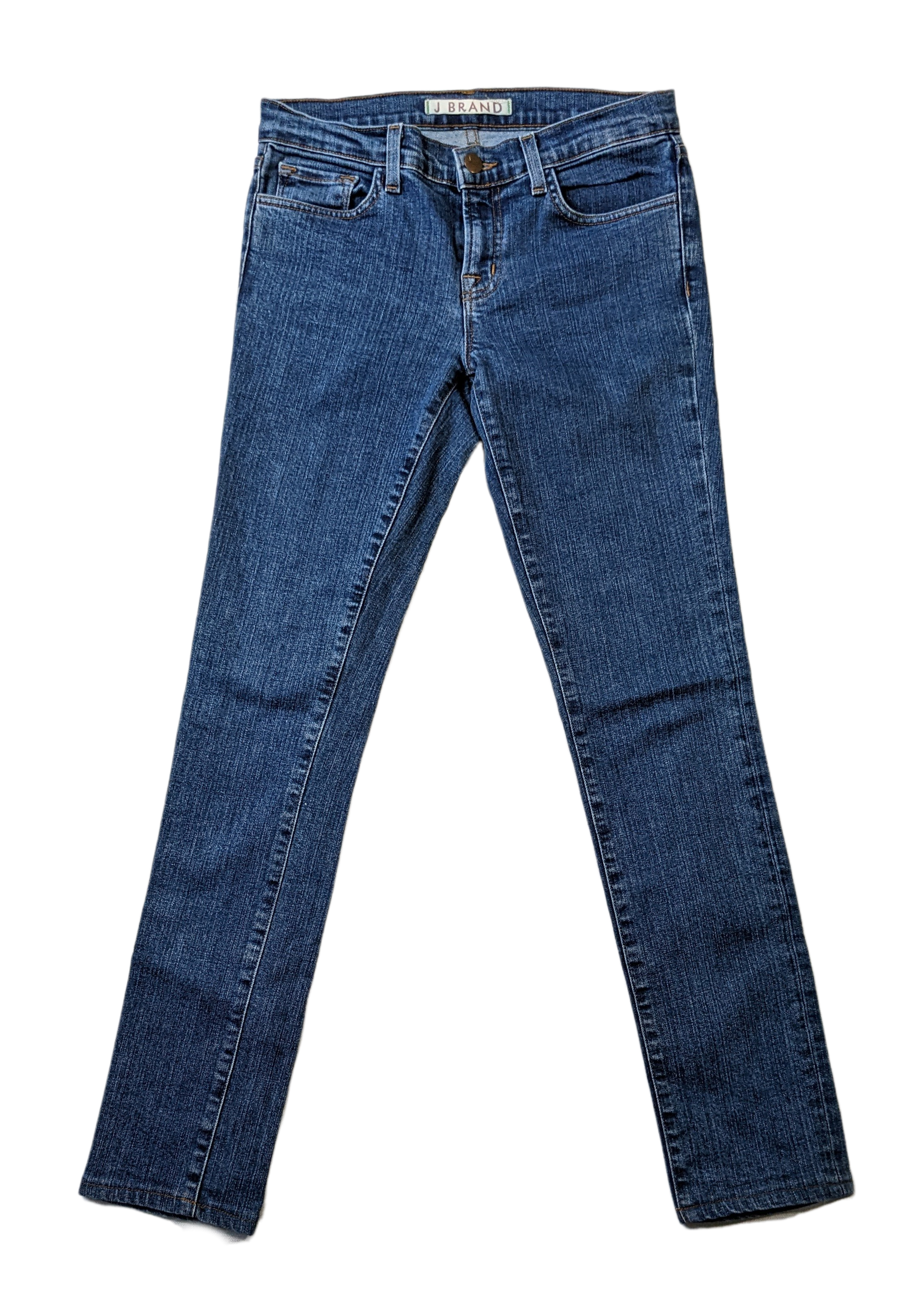 J Brand Medium Wash Size 27 Skinny Jeans Upgrade your denim game with these J Brand Skinny Jeans. Made with high quality denim, they'll keep up with you wherever you
