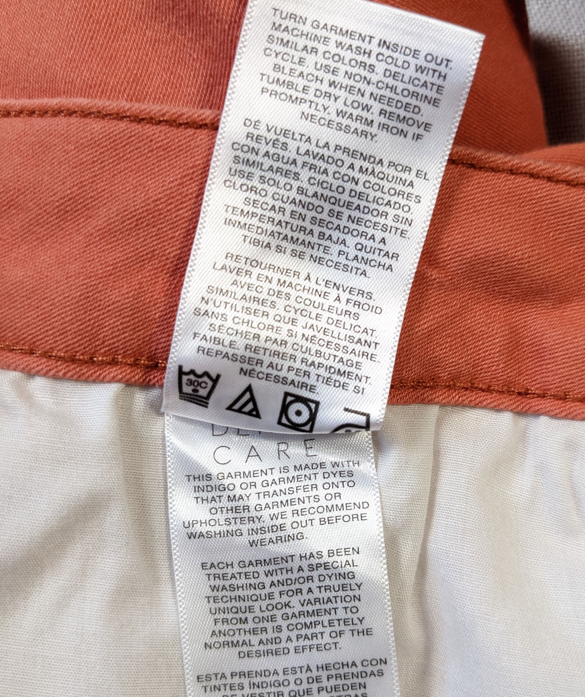 Kensie Orange Jeans Great jeans for fall, or summer!  They can work anytime of year!  Wear with a t shirt or a sweater.