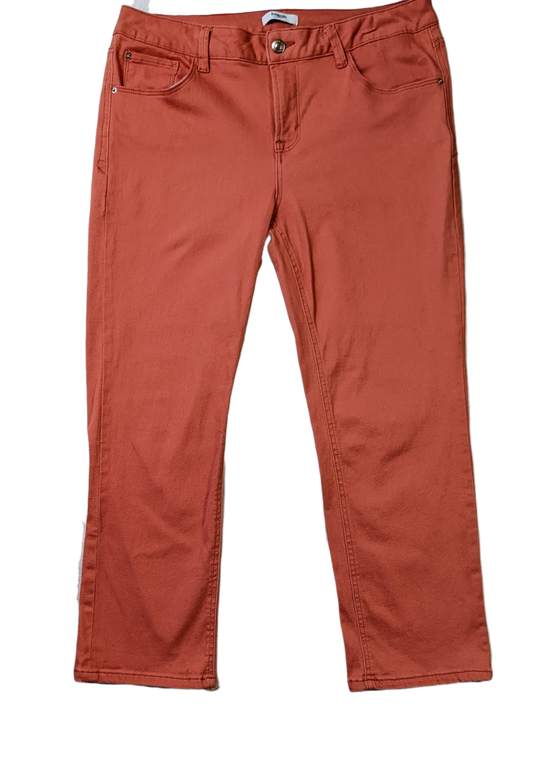 Kensie Orange Jeans Great jeans for fall, or summer!  They can work anytime of year!  Wear with a t shirt or a sweater.