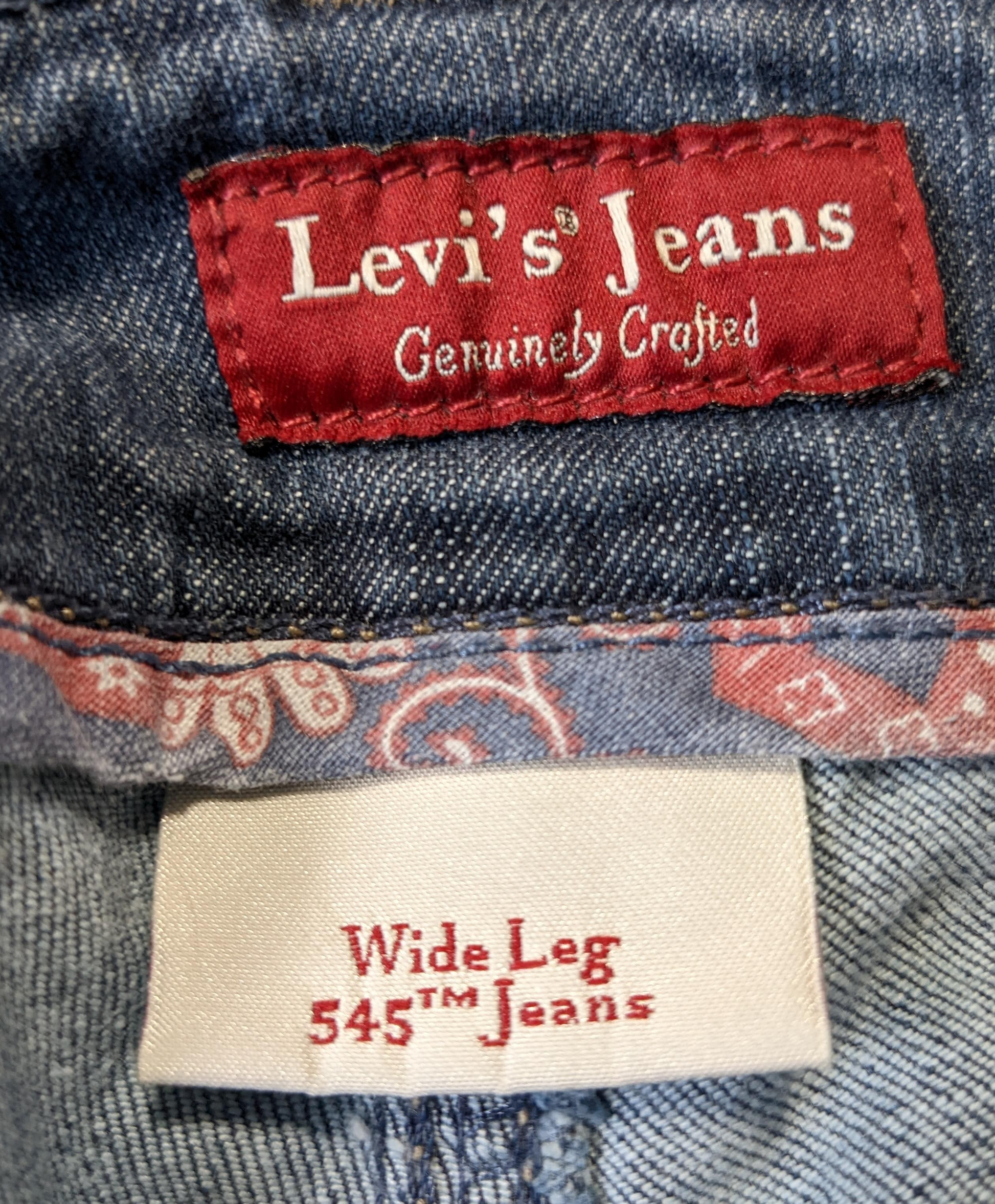 Levi's Wide Leg 545 Jeans Another great pair of jeans from Levi's - this time a pair of wide legs!  They are hot right now!