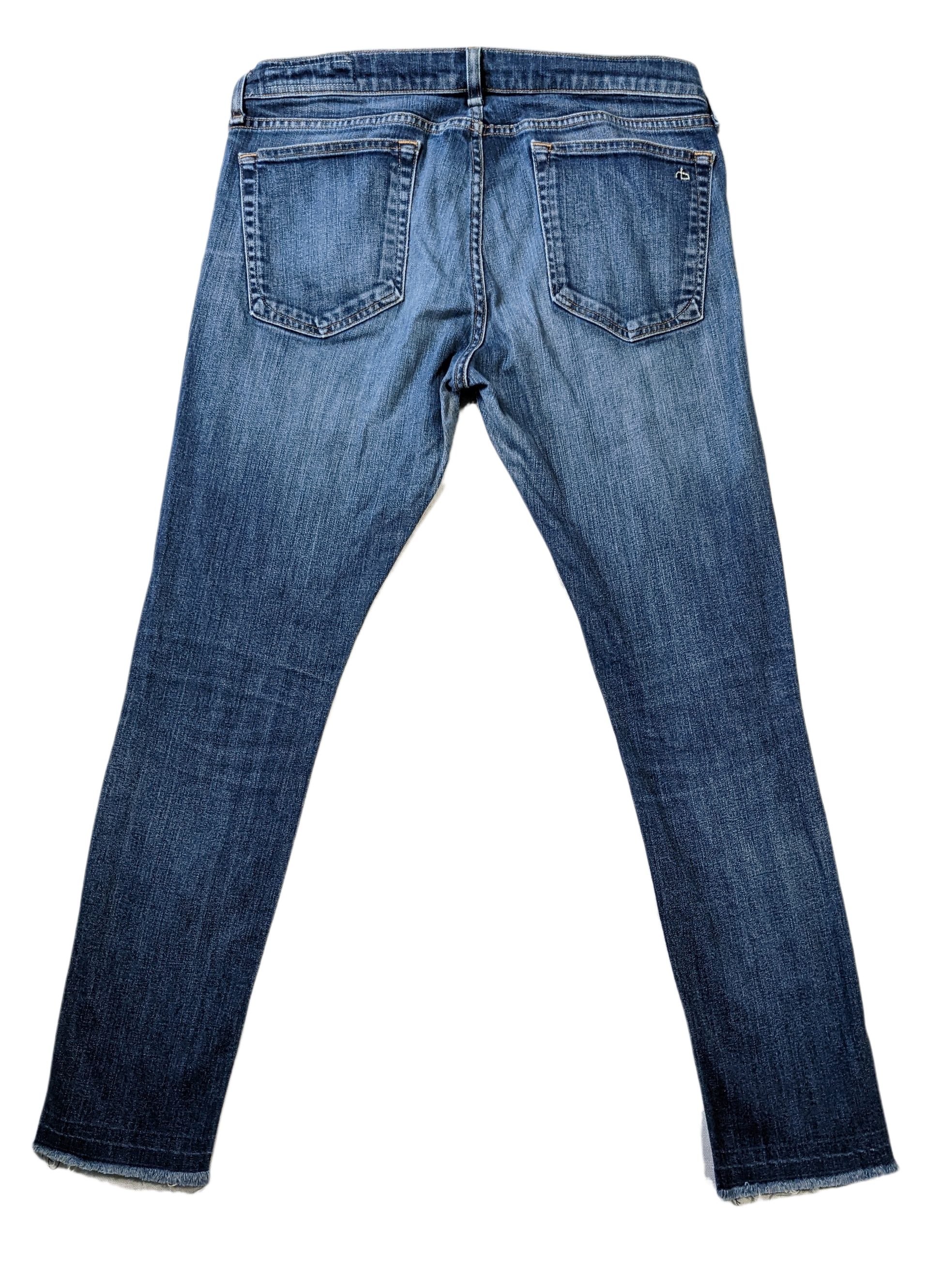 Rag & Bone Dre Low Rise Skinny Jeans Size 30  A roomy boyfriend cut gets slimmed down a bit in these low-rise, low-stretch jeans you'll reach for on the regular.