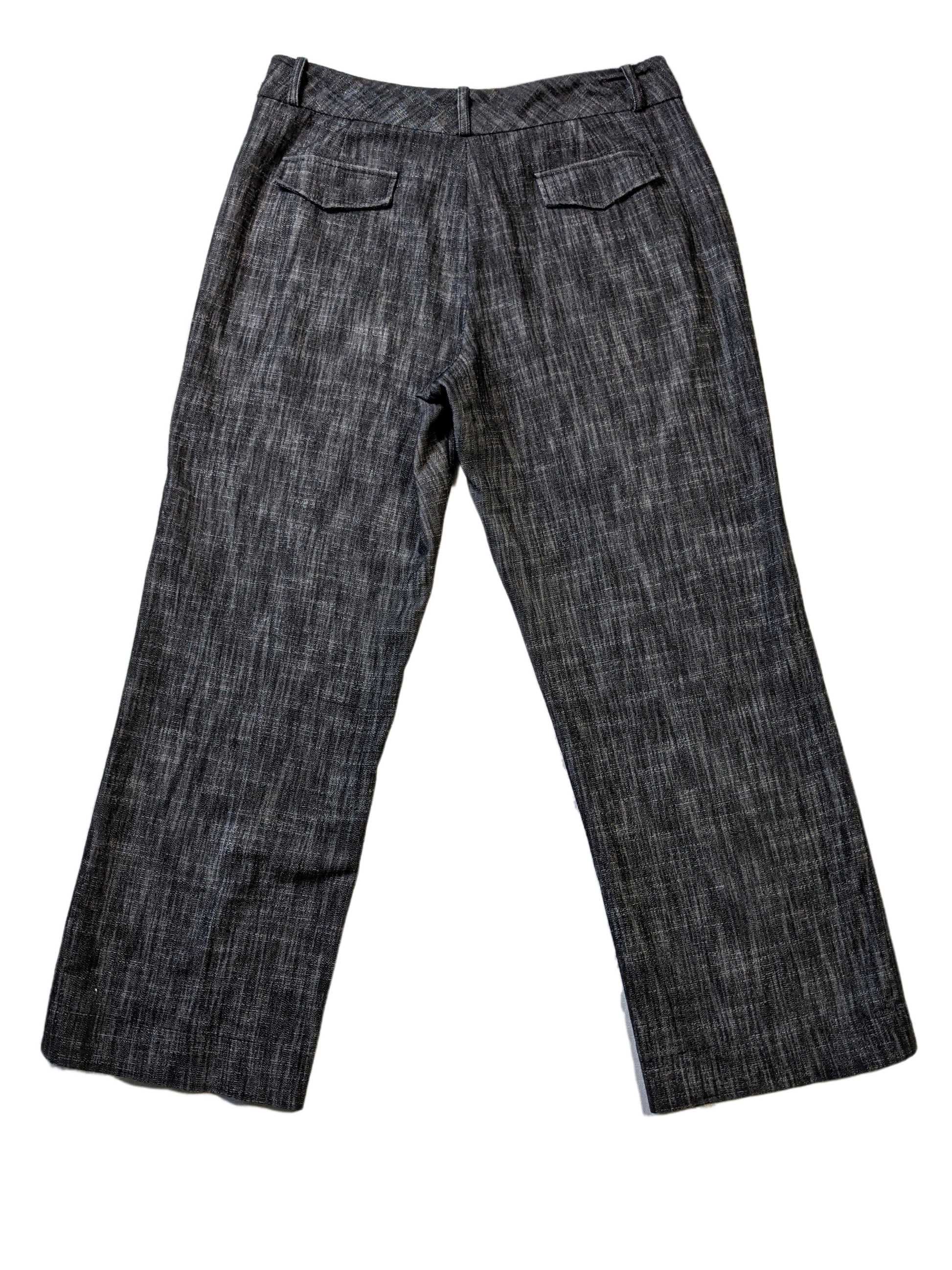 Sandro Sportswear Dress pantsThese are beautifully woven pants, with a mix of black and gray threads. This makes a beautiful neutral pant that you can wear with a variety of tops and jackets.  W