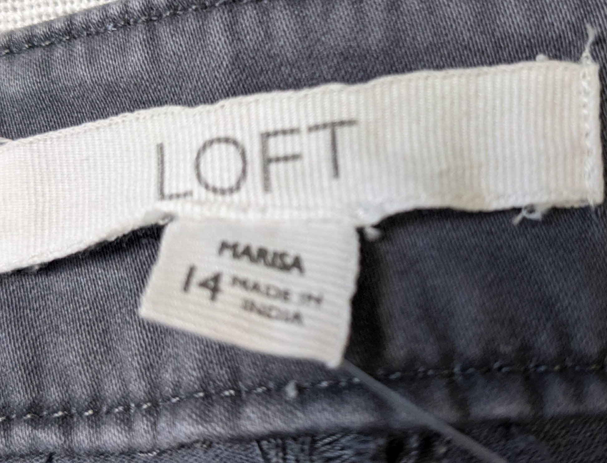 Loft Gray Marisa Fit Chino PantsThese are so soft and a little stretch makes them super comfy. They are perfect for the office, or a girls shopping day or brunch!