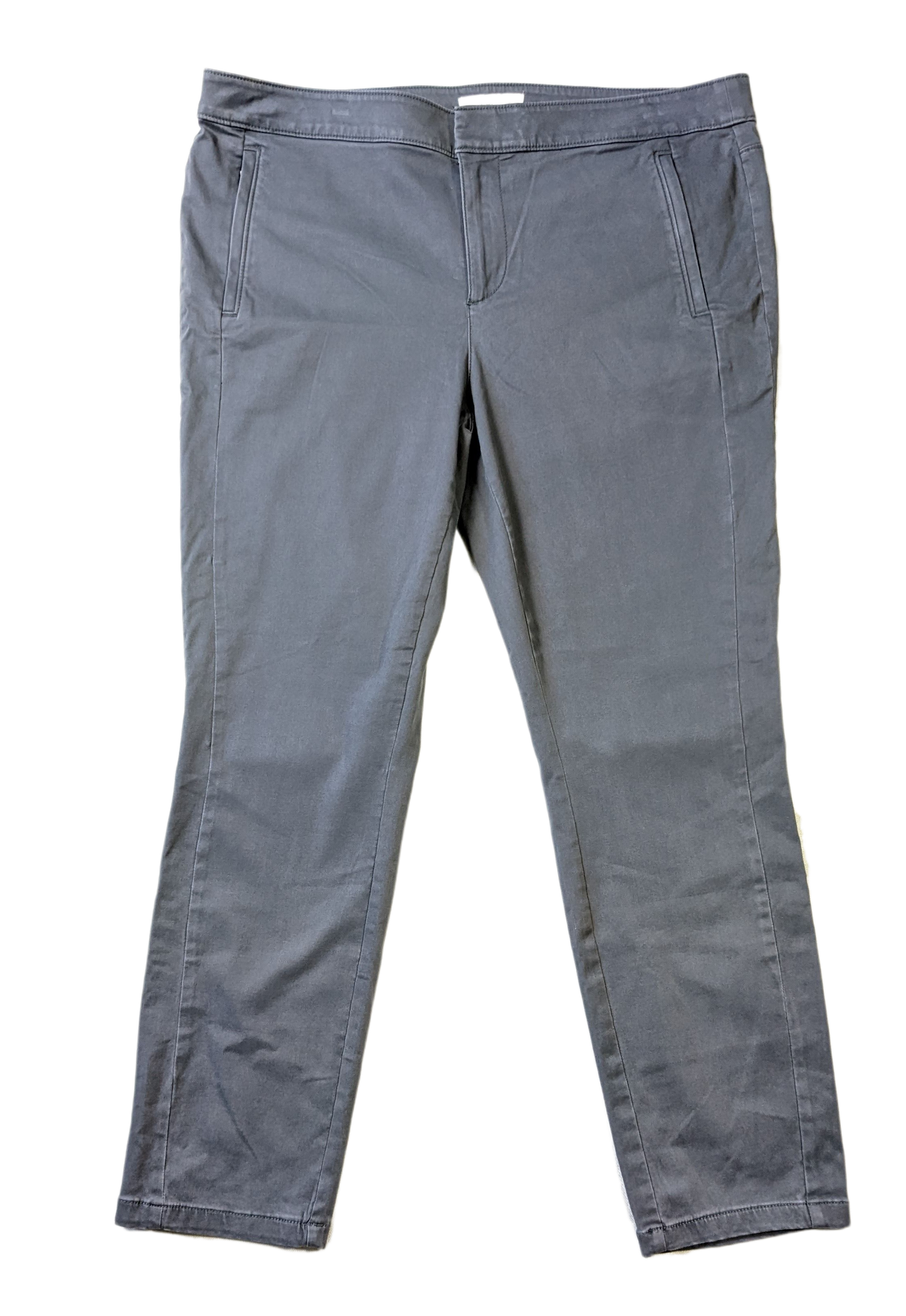 Loft Gray Marisa Fit Chino PantsThese are so soft and a little stretch makes them super comfy. They are perfect for the office, or a girls shopping day or brunch!