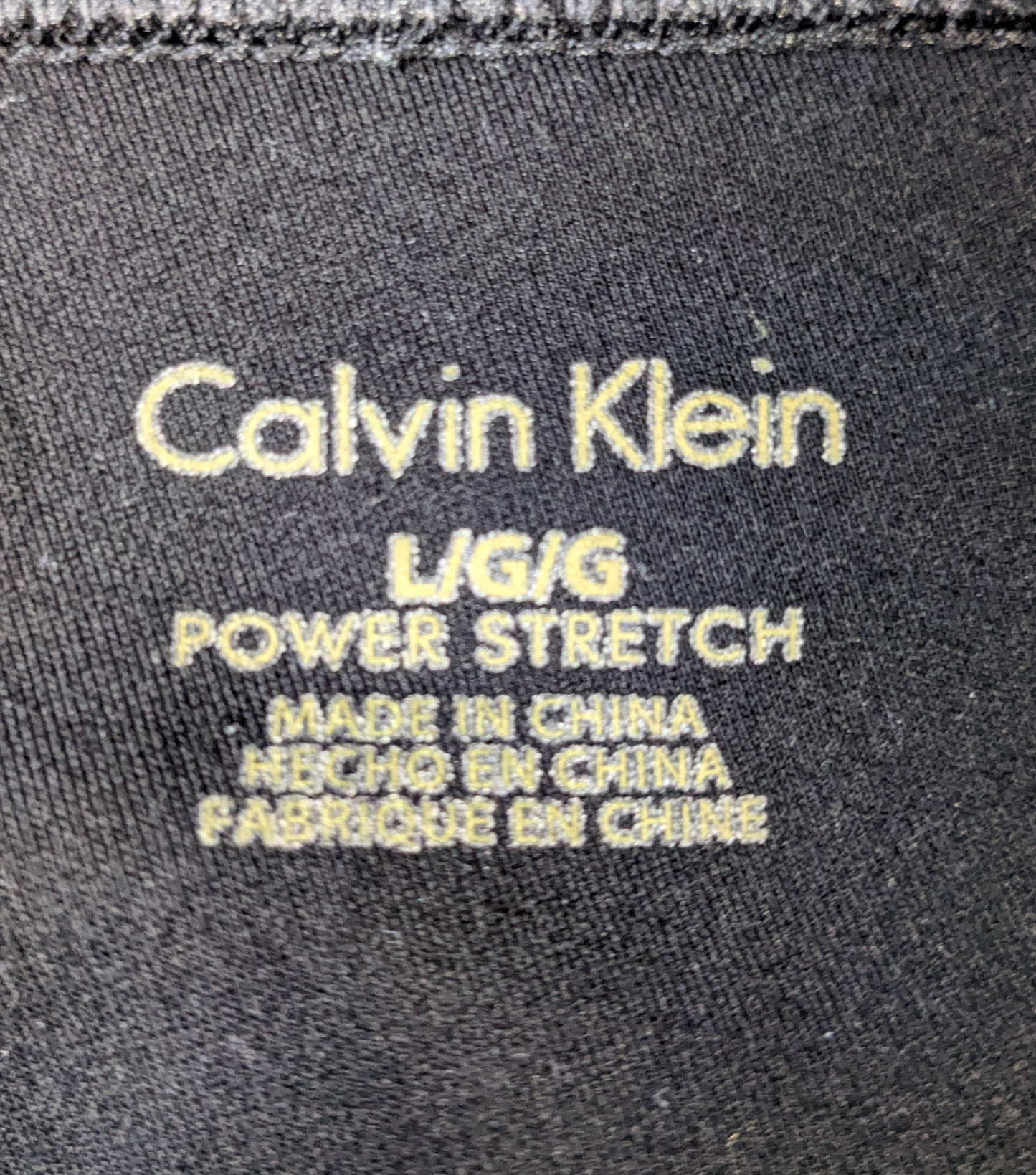 Calvin Klein Black Knit Power Stretch PantsThese wear like a legging (super comfy) but look like a crop pant (super stylish).  Wear them dressy or casual.