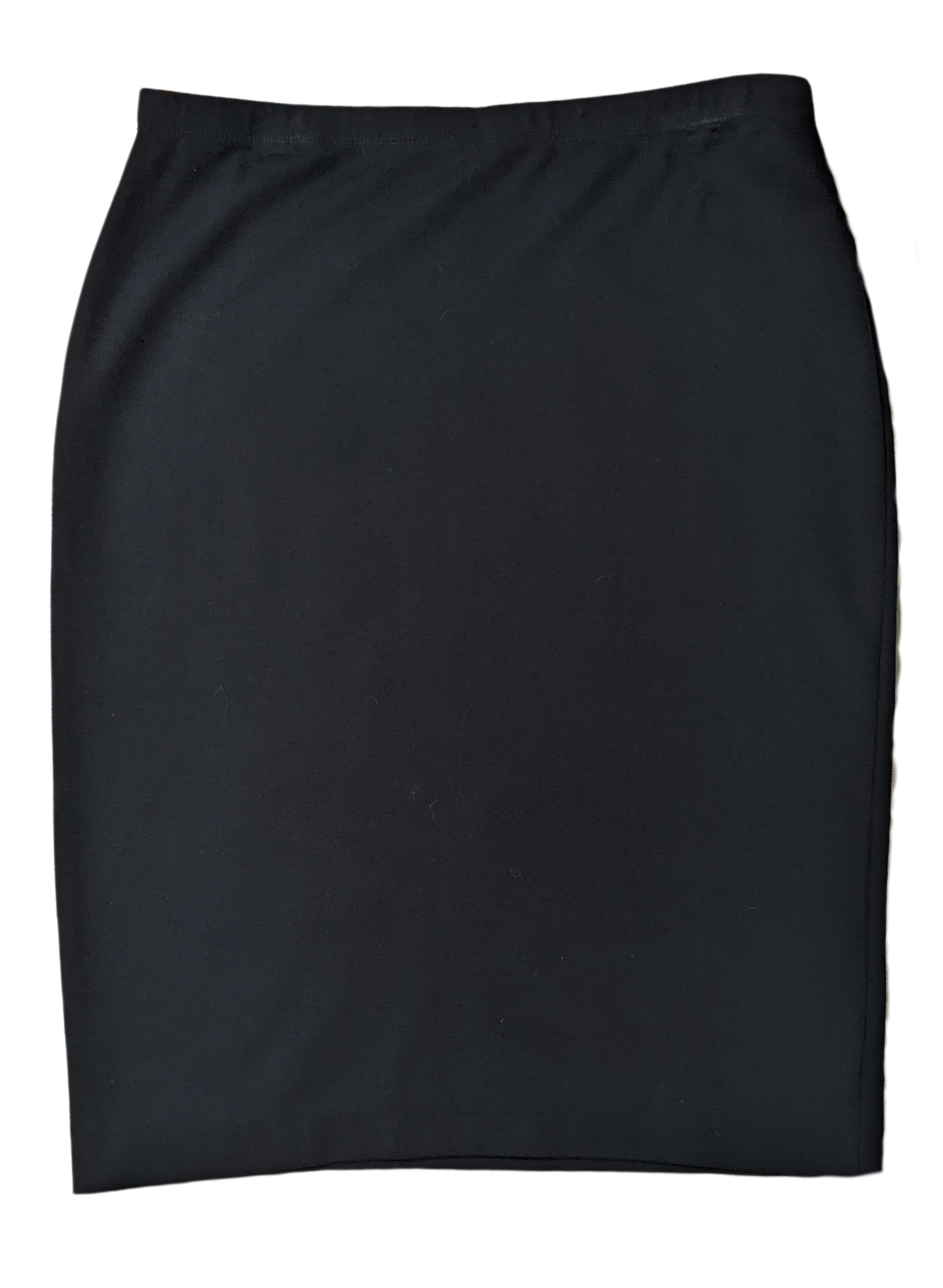 Max Studio Edit Black Pull-on Pencil Skirt Size Large  Look no further for the perfect staple for your wardrobe.  This skirt does an awesome job covering all the b
