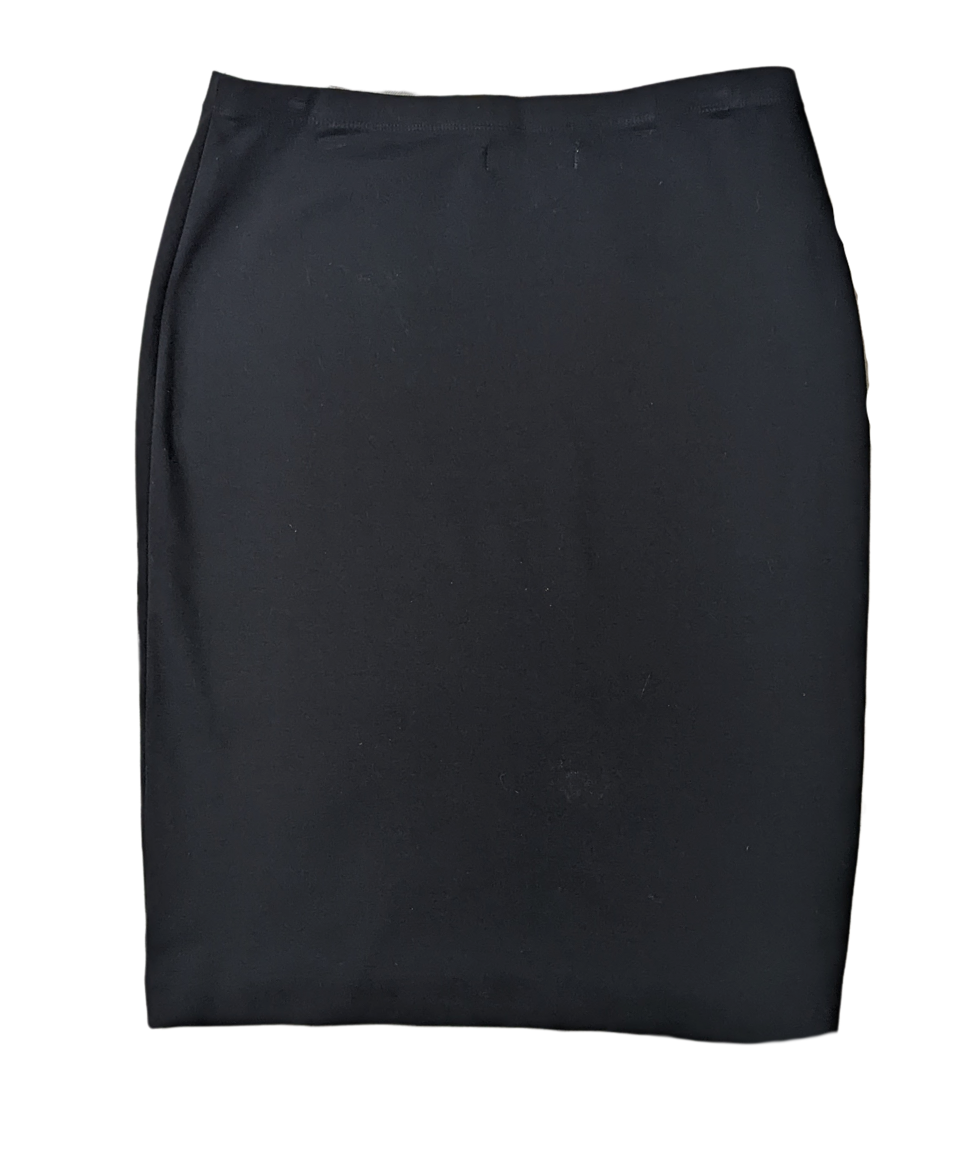 Max Studio Edit Black Pull-on Pencil Skirt Size Large  Look no further for the perfect staple for your wardrobe.  This skirt does an awesome job covering all the b