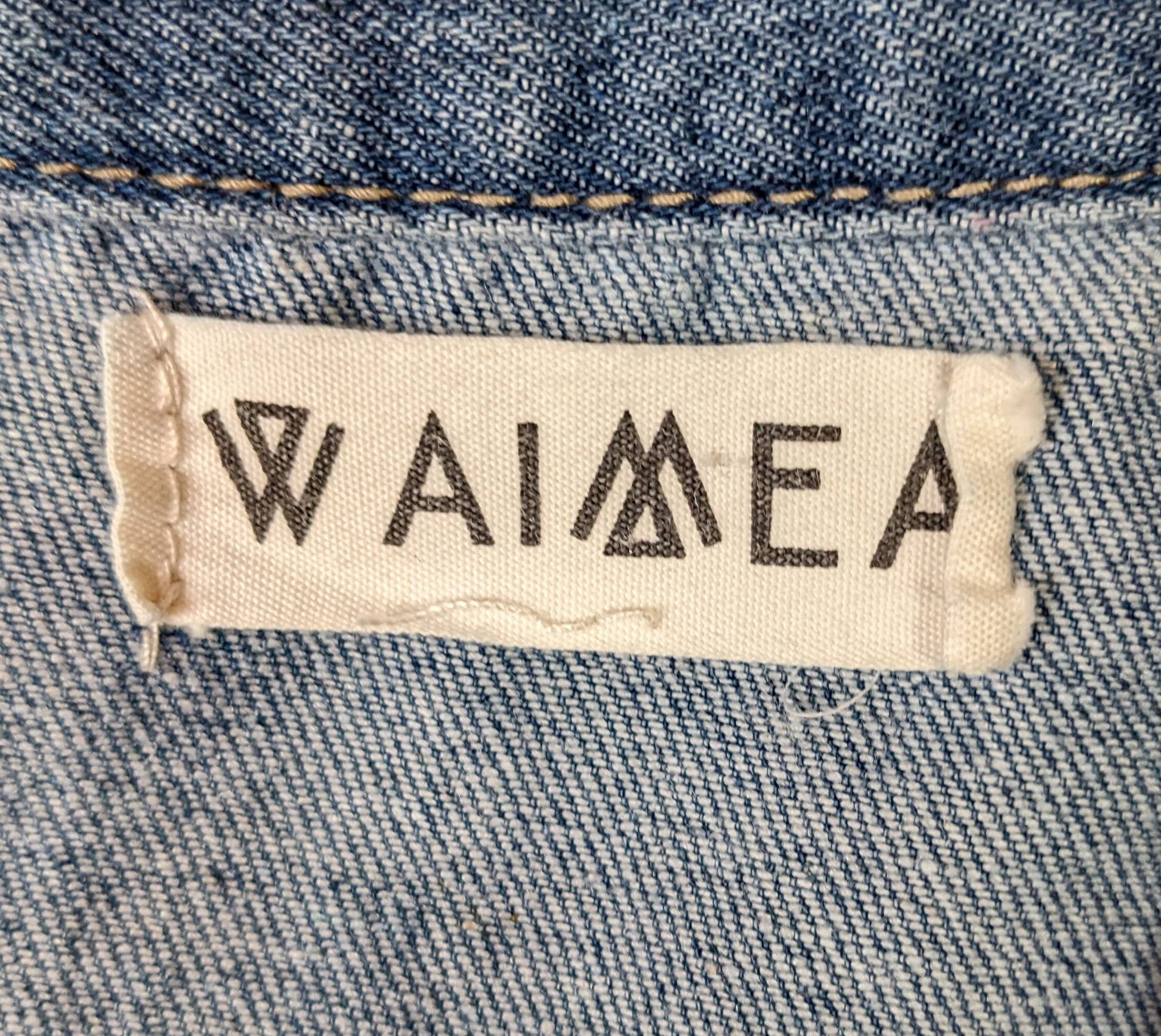 Waimea Distressed Denim Jacket This is a great jacket!  It goes with dressy dresses or grungy jeans!  You will grab it every time you leave the house!