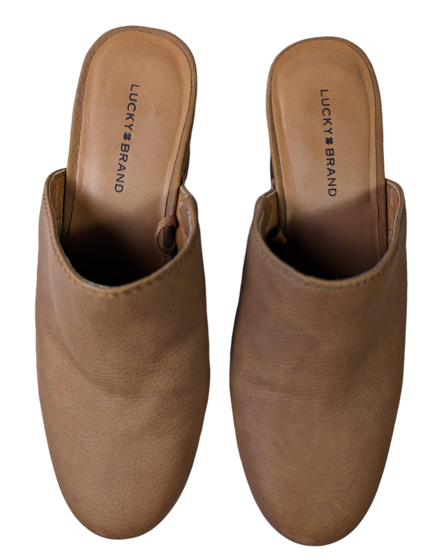 Lucky Brand Platform ClogsWhat a cute pair of clogs!  The detailing of the studs, with different designs on each one, is so stylish.  These work with jeans or skirts, or whatever you want to