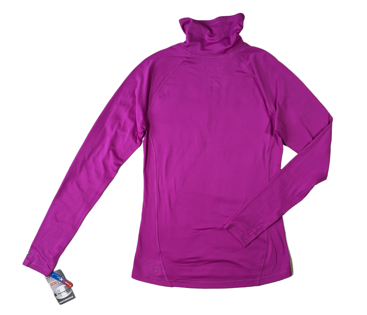 Champion Gear Performance Magenta Turtleneck NWTThis turtleneck is a great layering piece that you can wear with your other athletic apparel, or you can layer it under a slip dress for a pop of color!