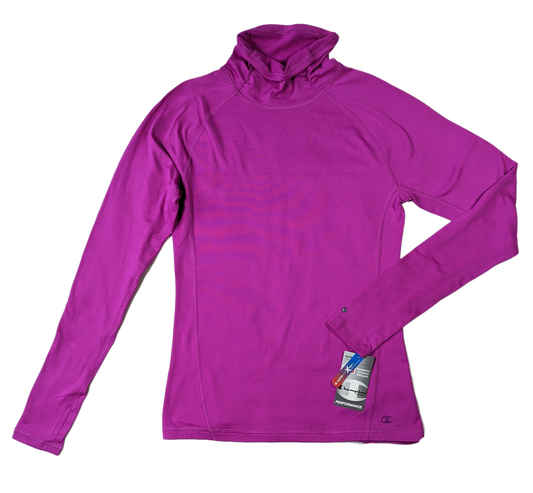 Champion Gear Performance Magenta Turtleneck NWTThis turtleneck is a great layering piece that you can wear with your other athletic apparel, or you can layer it under a slip dress for a pop of color!