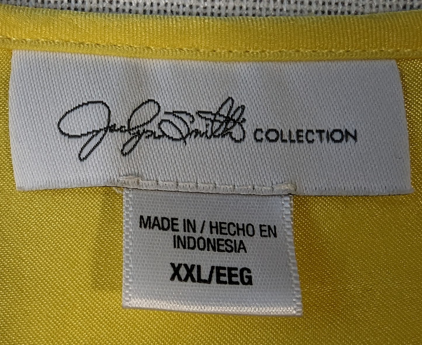Jaclyn Smith Yellow Satin Blouse - NWOTSoft and Sunny, this blouse will surely brighten your day.  The color is so on-trend and the fit is great.  Wear this with jeans and sneakers, or layer it with a greJaclyn Smith Yellow Satin Blouse - NWOTWomens Tops