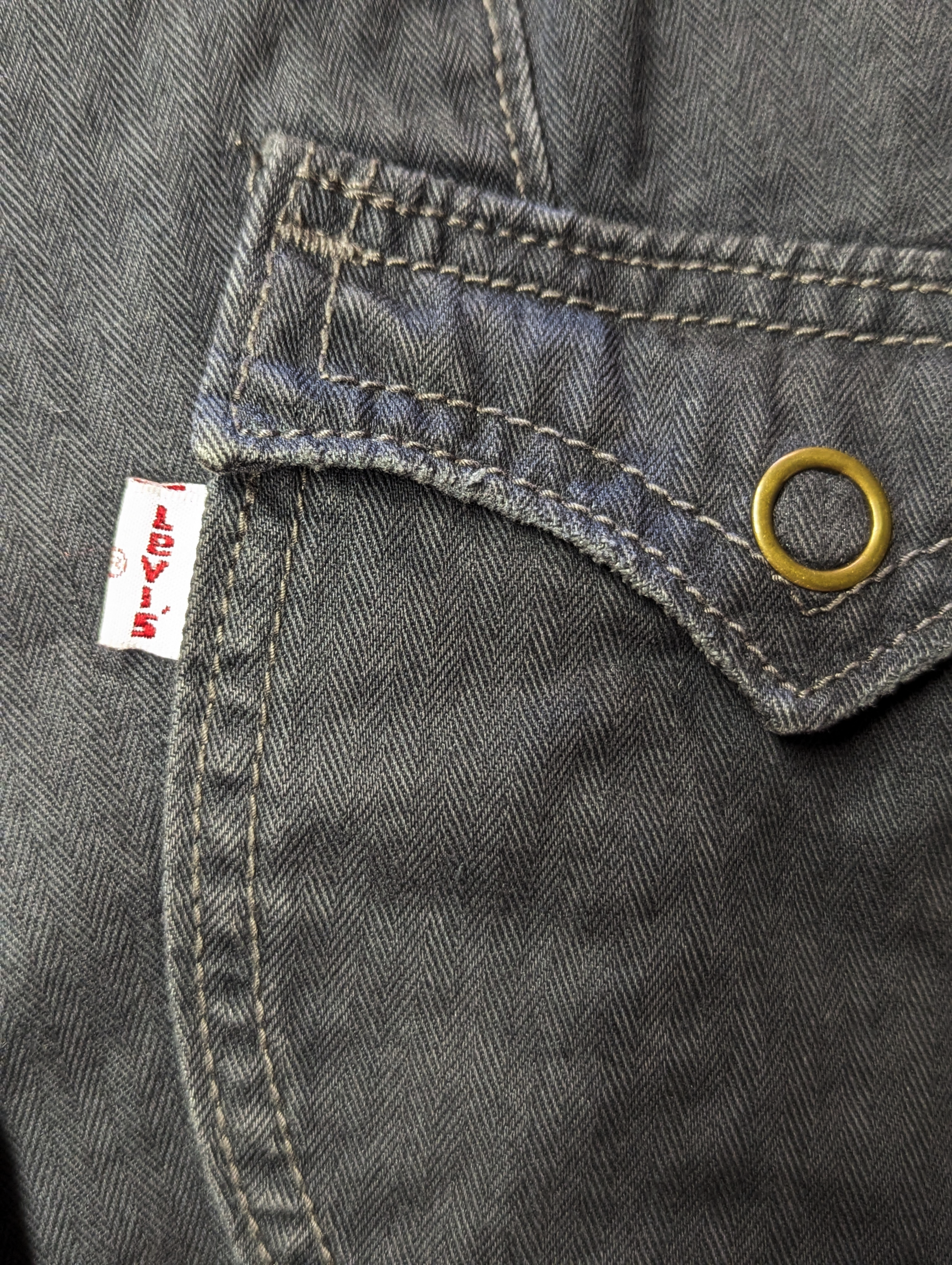 Levi's Faded Black Denim Blazer A good blazer can be worn with so many things, and it elevates your look!  This blazer has such great style.  You can wear it with jeans and a cute t-shirt, or add i