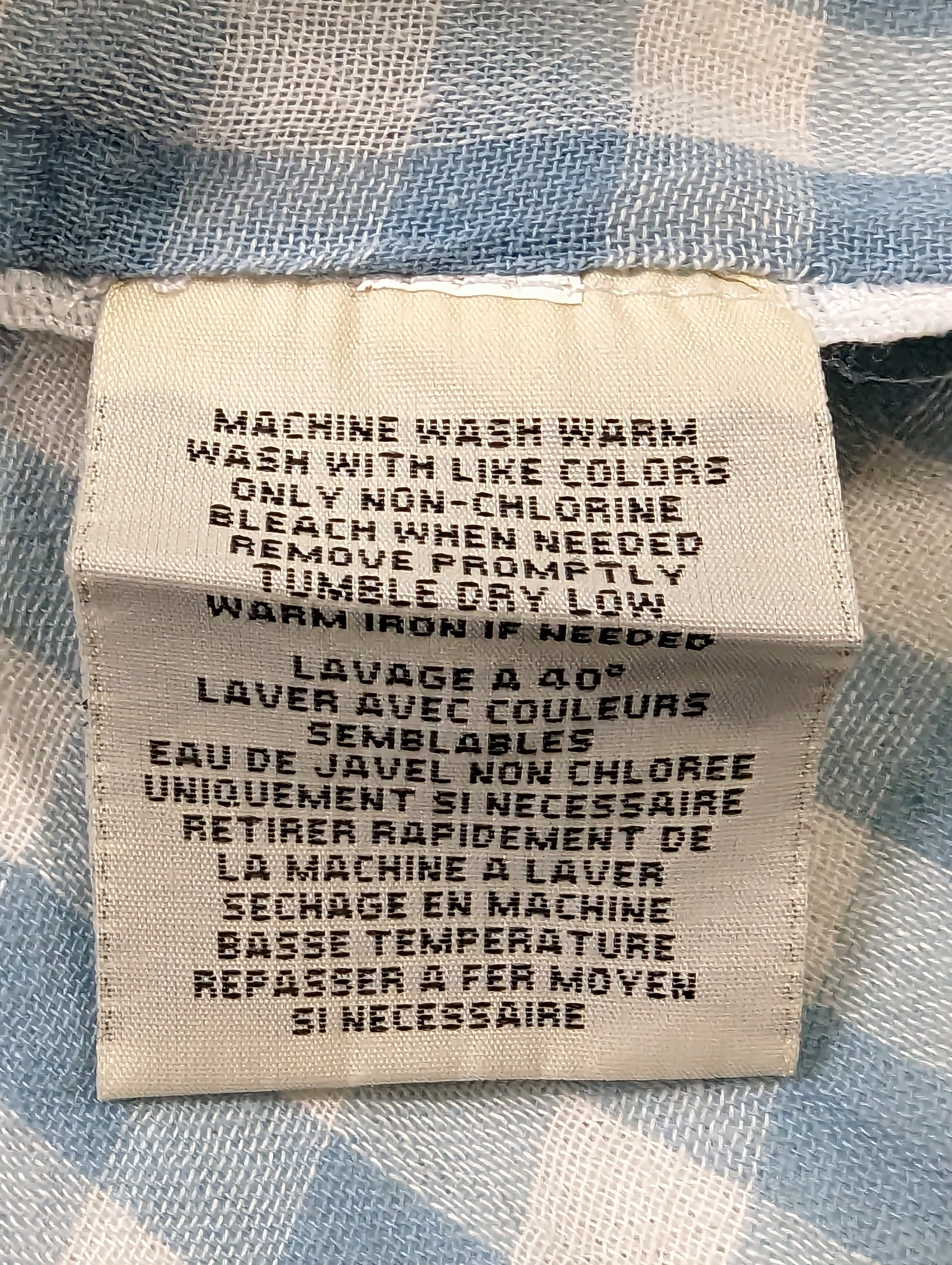 Denim & Supply Light Blue and White BlouseThis Denim & Supply light blue and white plaid blouse is made from 100% cotton fabric and is lightweight and gauzy. This stylish piece is perfect for the upcomin