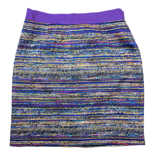 Kate Spade Purple Tweed Skirt features a contemporary tweed boucle design. It has a metallic thread running throughout the pattern, grosgrain waistband, hidden SkirtsKate Spade Purple Tweed SkirtKate Spade Purple Tweed Skirt