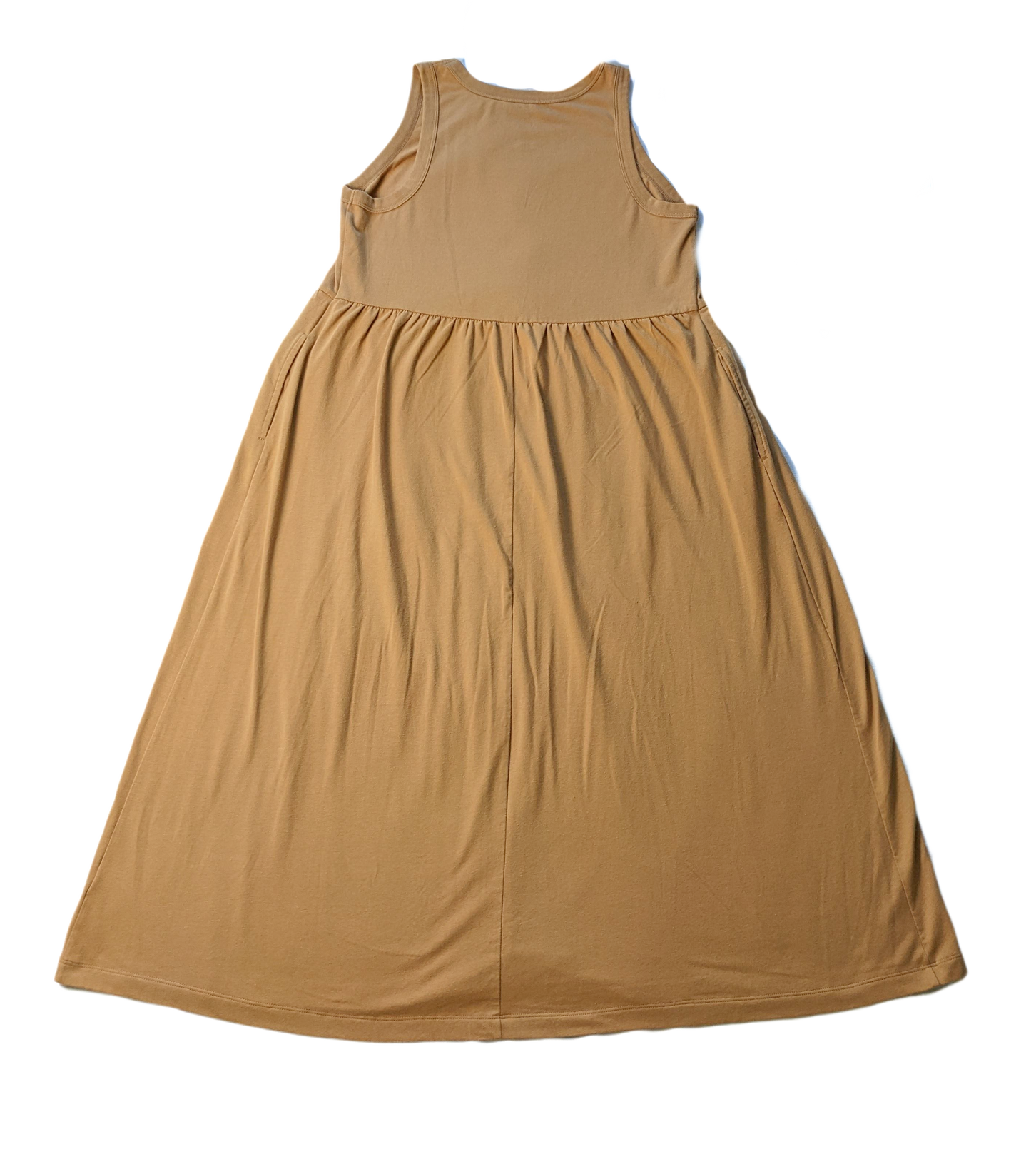 A New Day Sleeveless Knit Dress The perfect color for a Fall day, wear over a long-sleeve t shirt and boots for a cute, cozy look!