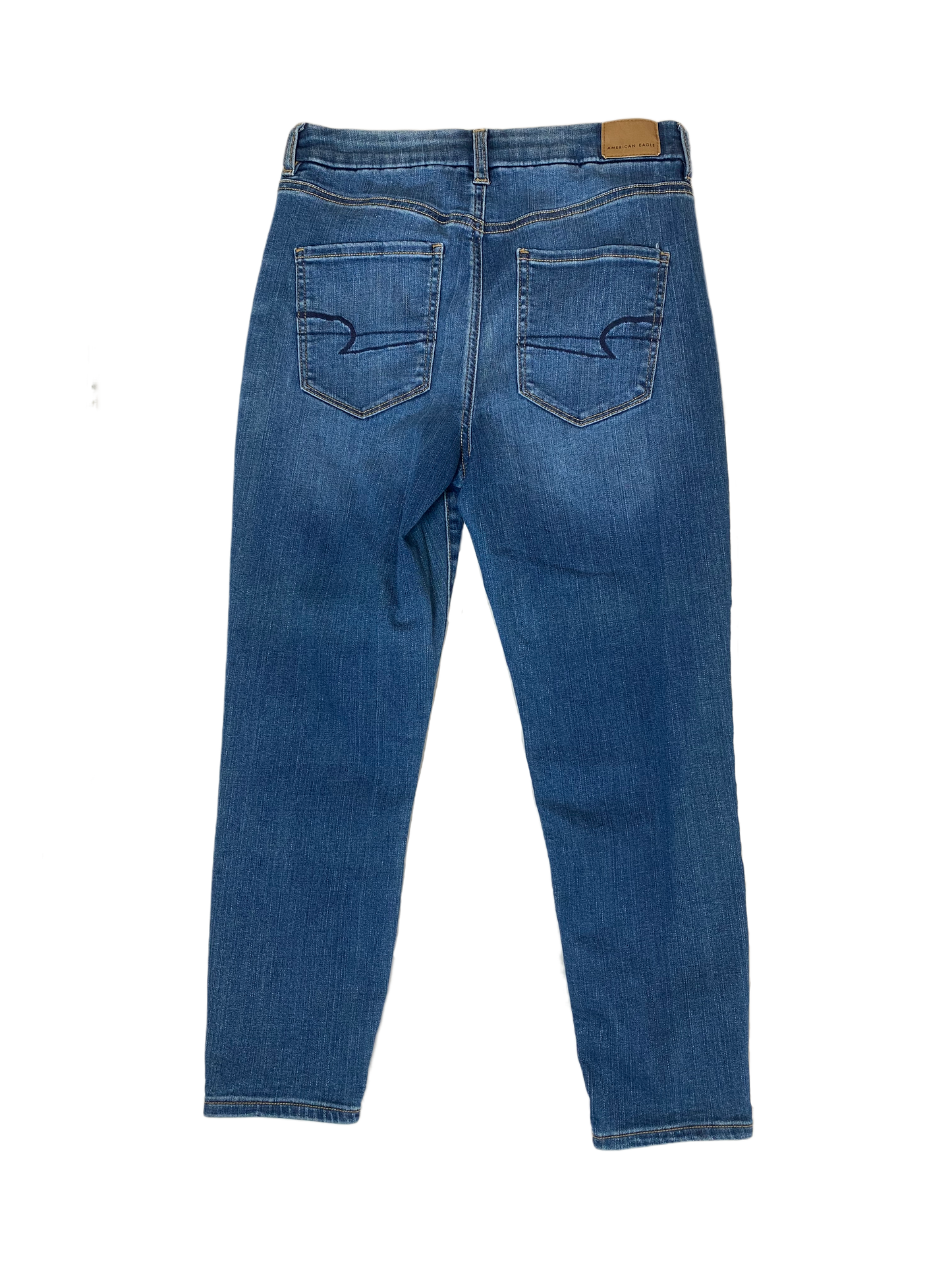 American Eagle Ne(x)t Level Stretch JeansThese are the perfect shade of blue to wear dressy or casual. Pair with flats and a flowy top of an easy day out, or heels for a night out.