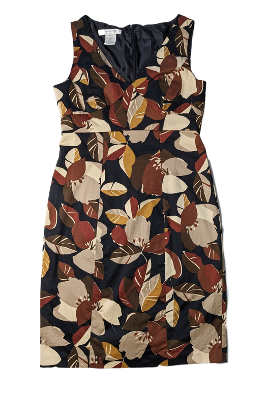 Evan Picone Sleeveless Cross-Front DressThis is the dress to wear this Fall!  The colors are gorgeous and the cut is so flattering!  You can pair this with black boots and a chunky sweater, or a pair of he