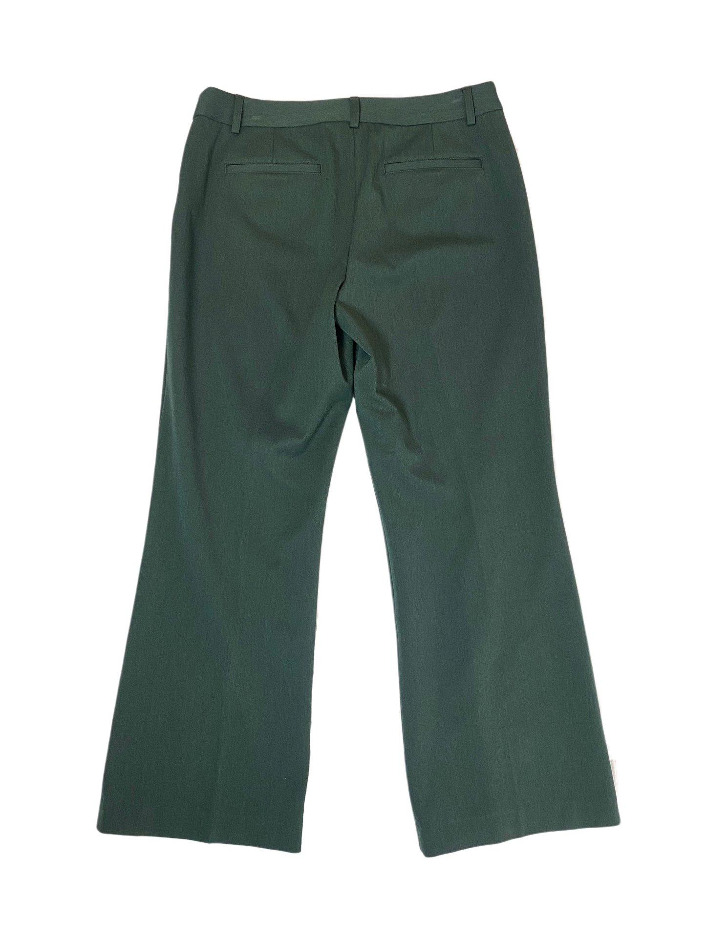 Express Editor Wide Leg Mid Rise Forest Green PantsMix up your wardrobe a bit with this great color. Give your black pants the day off and add these for a pop!