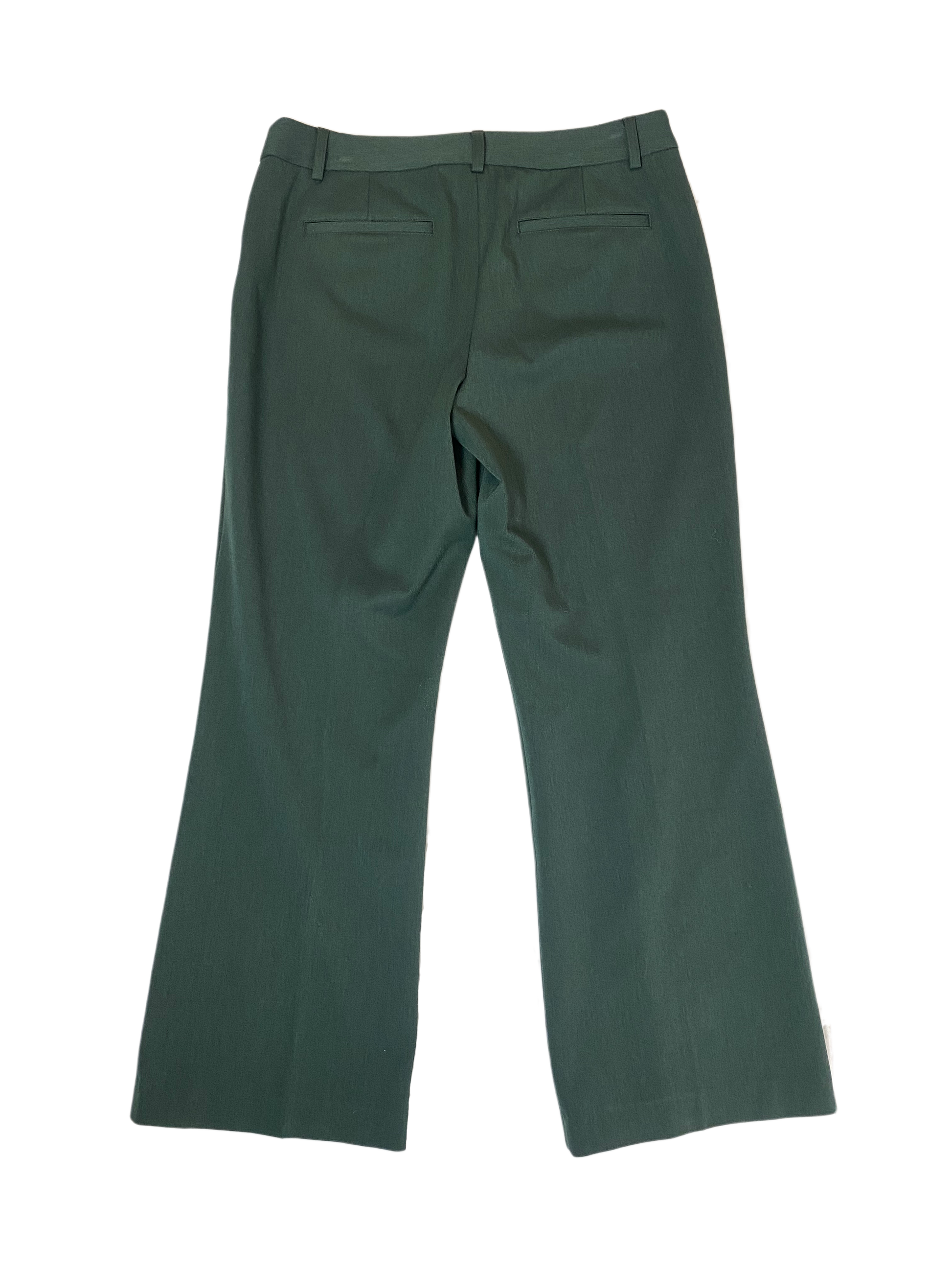 Express Editor Wide Leg Mid Rise Forest Green PantsMix up your wardrobe a bit with this great color. Give your black pants the day off and add these for a pop!