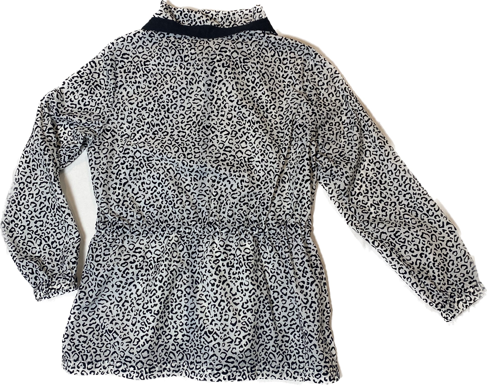 Ruby Red Black & White Leopard Print Windbreaker JacketRuby Red Black & White Leopard Print Windbreaker Jacket Not only is this jacket light weight and very functional, but it has style too! Look fantastic while keep