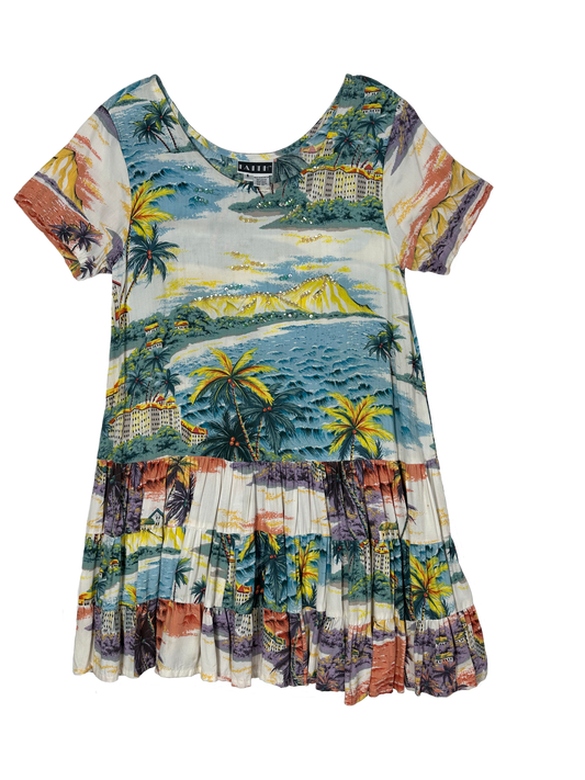 FaithLook no further for your next stylish summer dress! Our Faith short sleeve tropical print tiered dress is full of island-inspired charm with a festive tropical printDressFaith Short Sleeve Tropical Print Tiered DressFaith Short Sleeve Tropical Print Tiered Dress