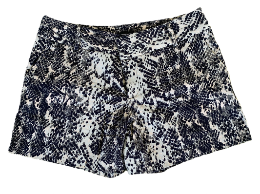 INC Snakeskin Print Shorts Size 8  Add a wild touch to your summer style with these INC Snakeskin Print Shorts! The black and white print adds a playful twist to any