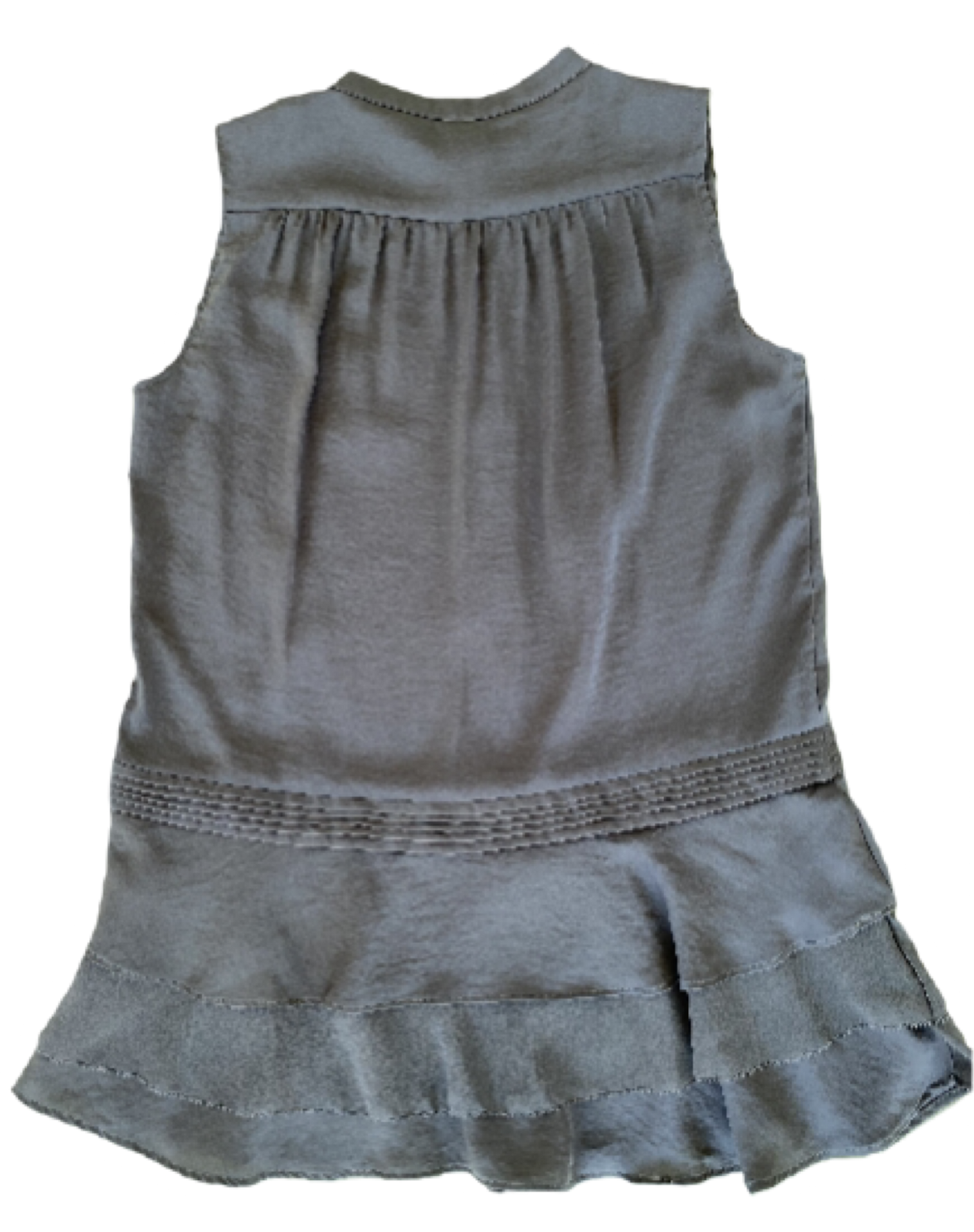 Banana Republic Sleeveless blouse with Peplum size XXS This Banana Republic sleeveless blouse in XXS is the versatile piece you've been searching for. The distinctiv