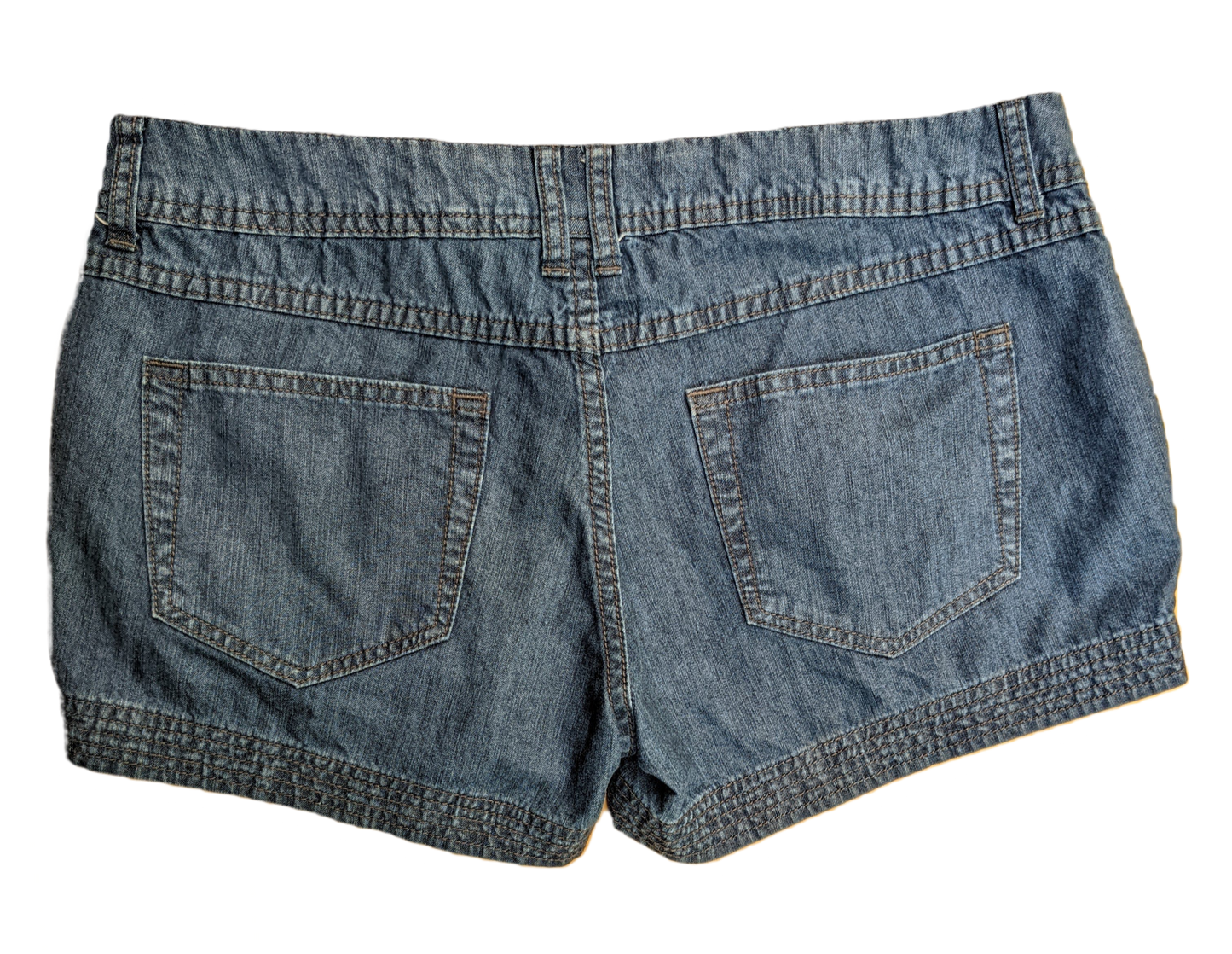 Wax Jeans Denim Shorts Wax Jeans denim shorts with pockets. These are so cute with the banded hem and detailed waist.