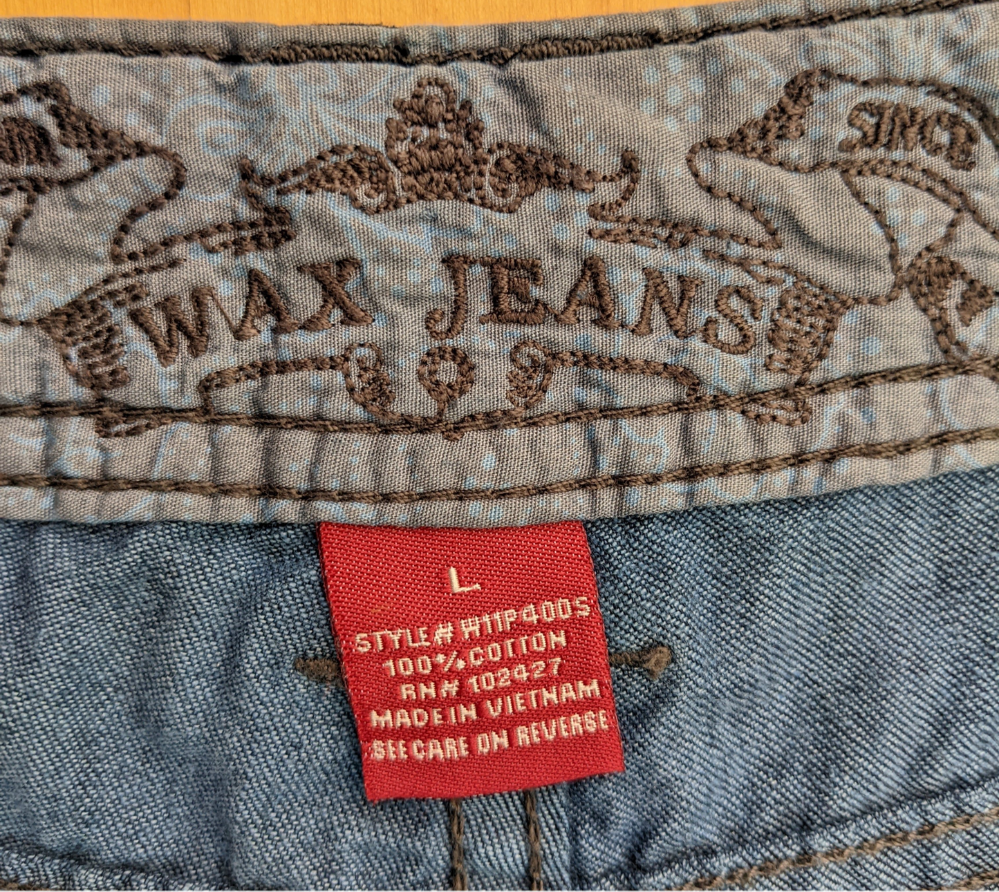 Wax Jeans Denim Shorts Wax Jeans denim shorts with pockets. These are so cute with the banded hem and detailed waist.