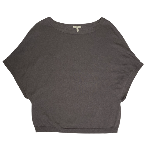 Jore Brown Knit Top sleeve a seamless fusion of professional elegance