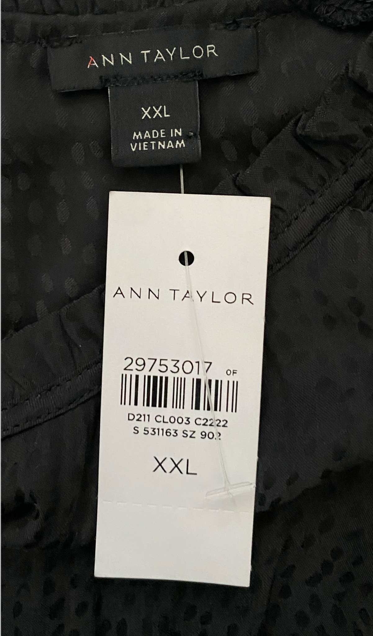 Ann Taylor flutter sleeve blouse - NWT new with tags a harmonious blen