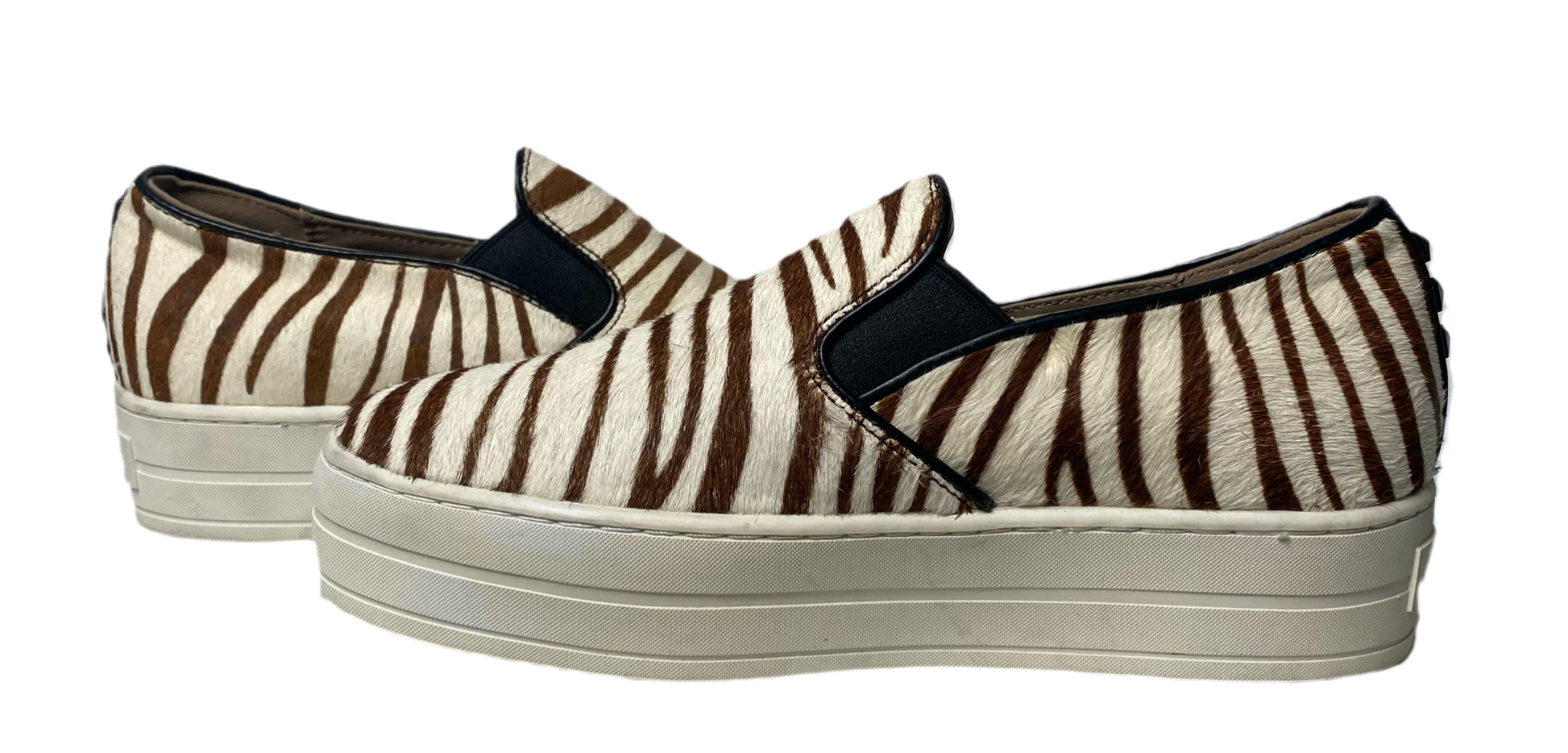Sketchers Street Rise Fit Zebra Stripe Sneakers Get ready to roar with these Sketchers Street Rise Fit Zebra Stripe Sneakers! With their playful zebra print and perf