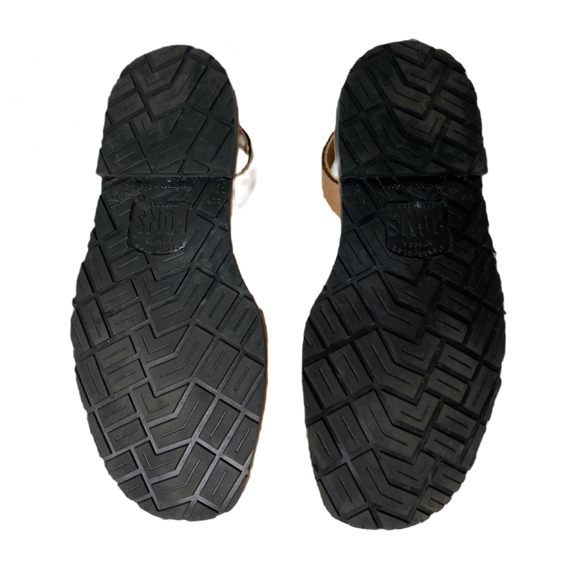Pons Tan Leather Sandals - NWOBPons tan leather sandals with tire tread sole. These are new with out the box or tags.
Super cute neutral sandals for all your summer outfits!