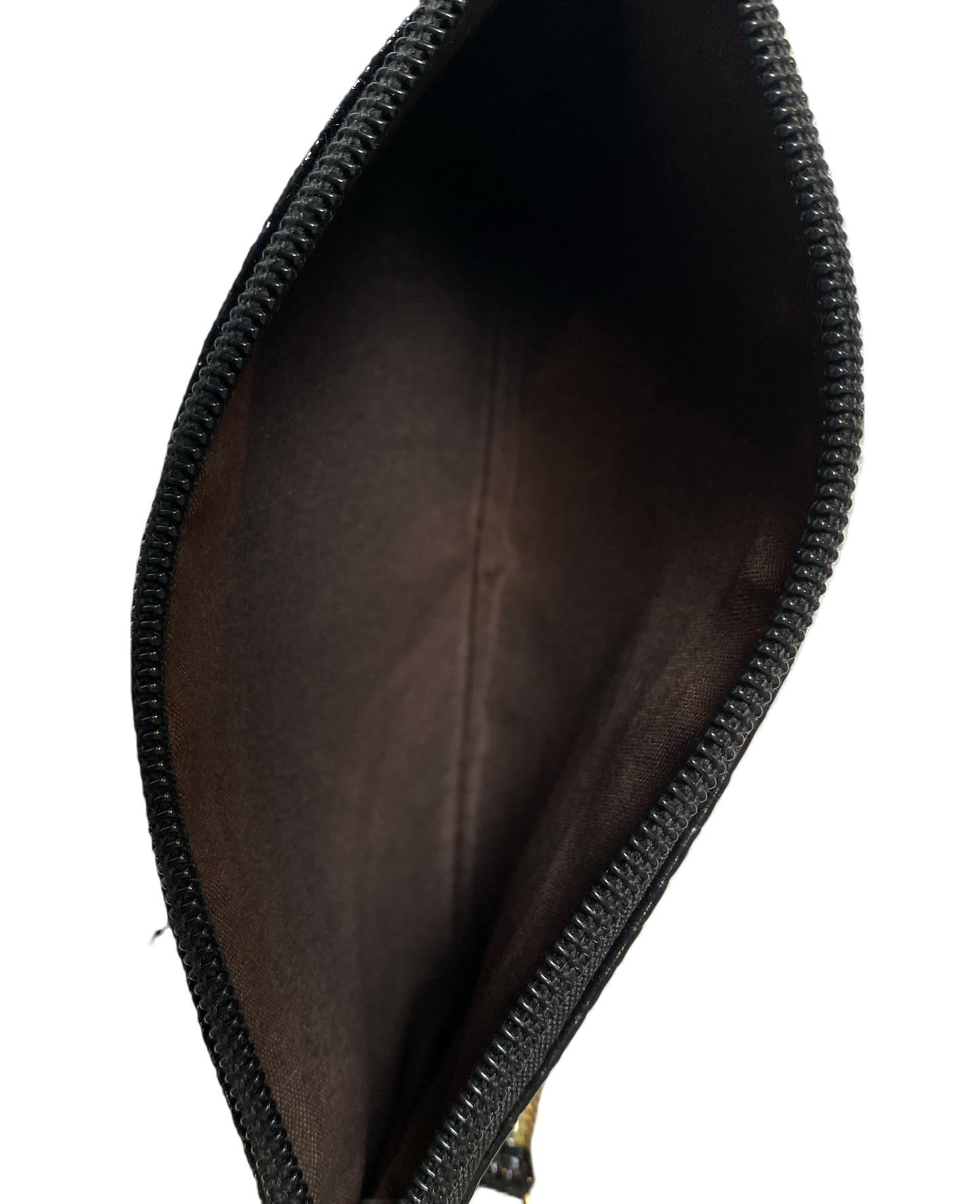 Small Black Embossed Purse Small black embossed purse with strap and zip closure. 
Perfect night out purse!