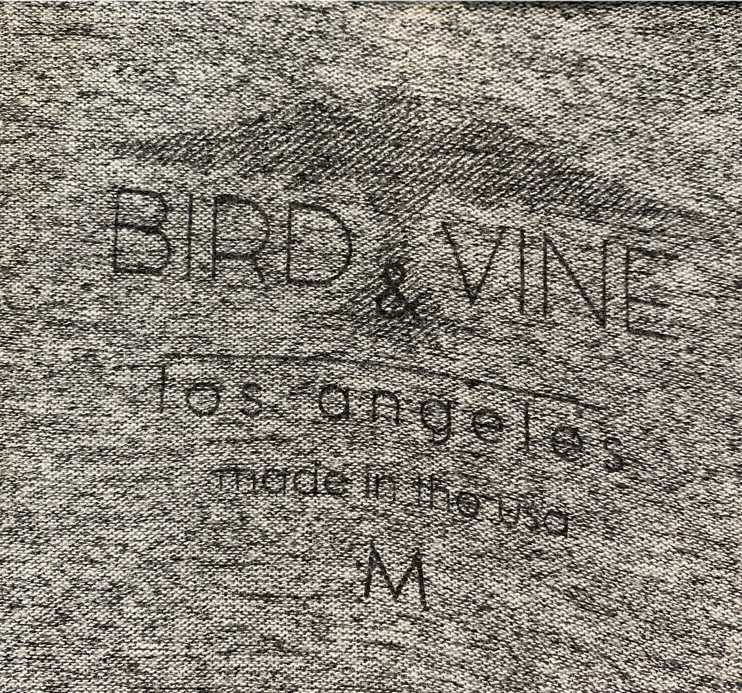 Bird & Vine Heathered Grey Zip Hoodie Light weight zip front hoodie with "Follow Your Heart" graphic on back.
Great add to your wardrobe for those chilly, but not too cold, late Summer evenings or early