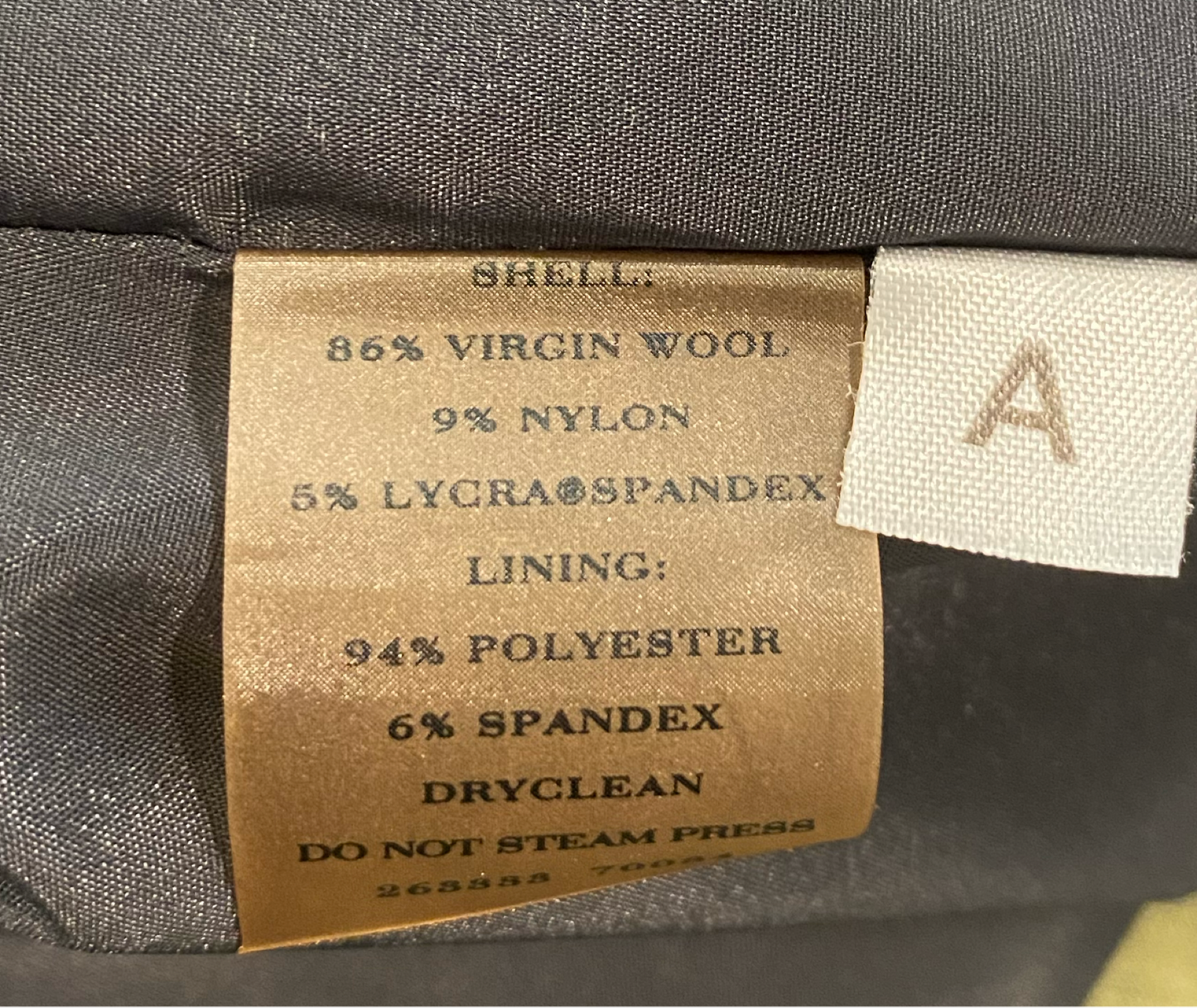 Elevate your workwear with these Ann Taylor lined, wide-leg pants crafted from premium dark gray virgin wool. The relaxed silhouette from these Ann Taylor dress pantsAnn Taylor Dark Grey Wide Leg Pant Lined dark grey cuffed wide leg pants with pockets.