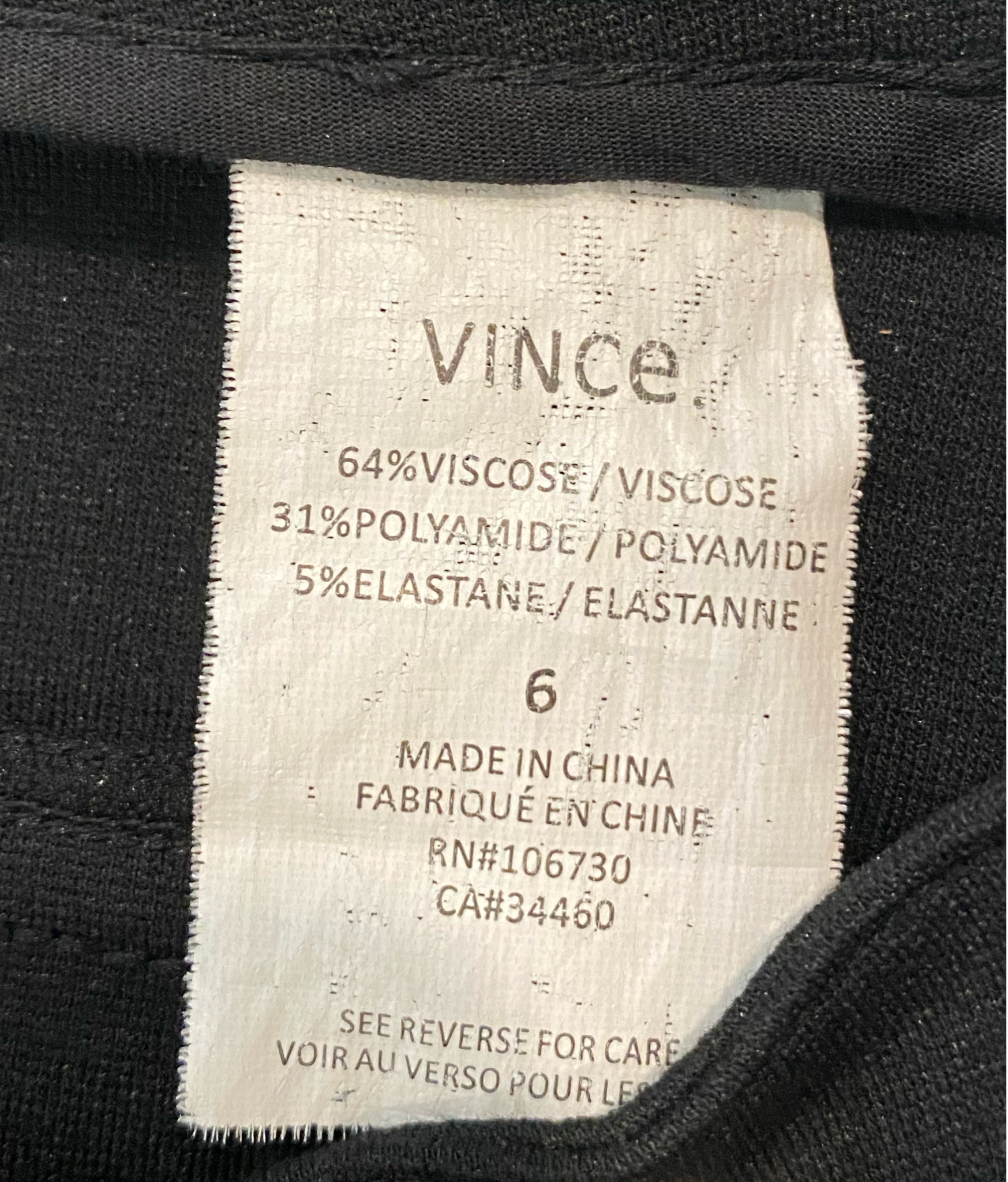 Vince Black Pencil Leg PantFlat front black pants with zipper pockets.
These should be in every closet. A classic pant with a modern look.